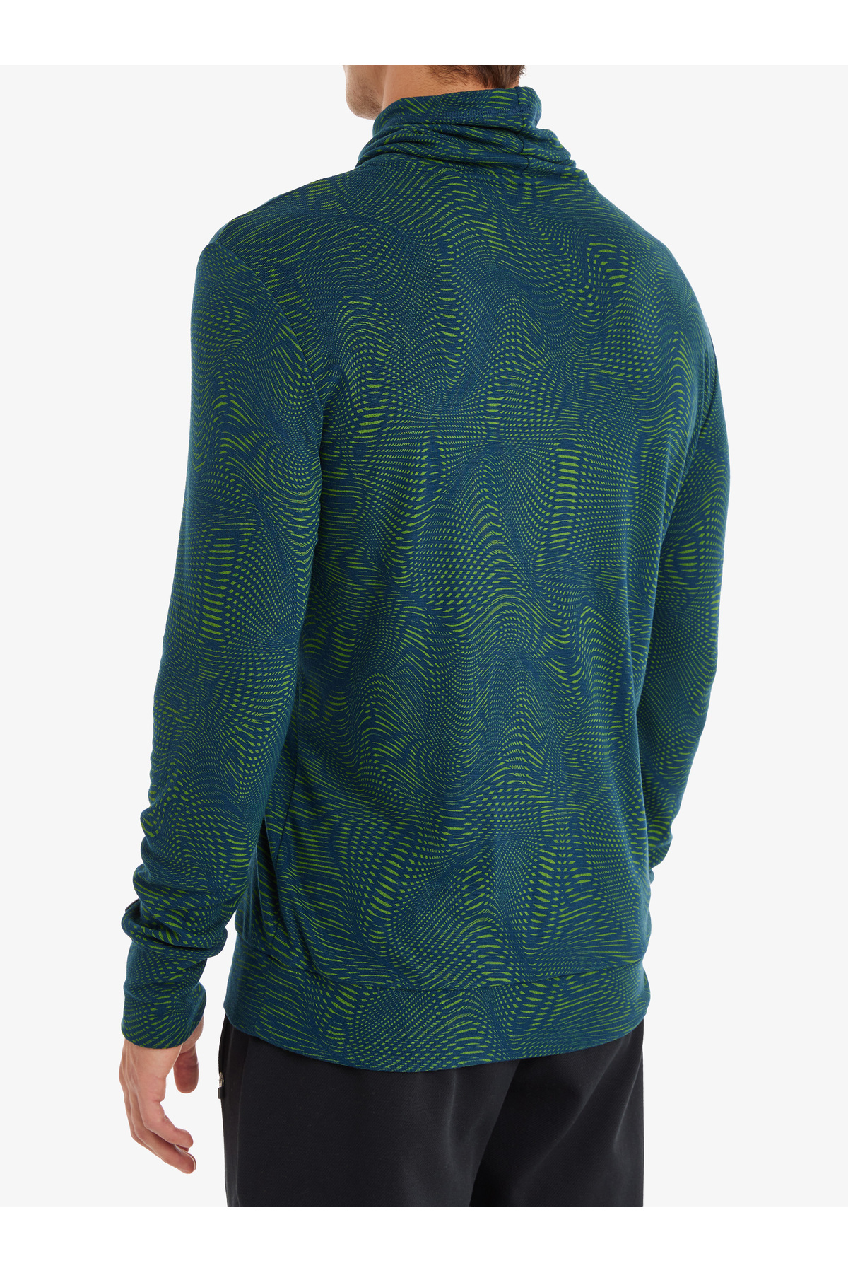 Erkek Termal Sweatshirt 2. Seviye 30703 - Yeşil — سبز TYC7556C637530FB00 — تصویر 3 از 3