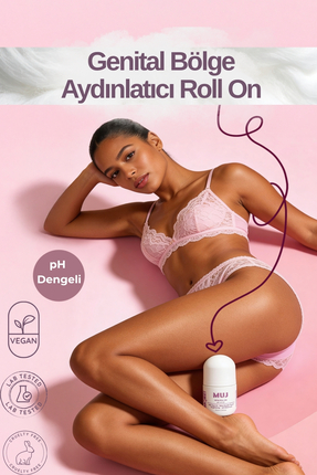 MUJ Beauty Genital Aydınlatıcı Roll On 75 ml Koyu Bölge Bakımı Koku Dengeleyi...