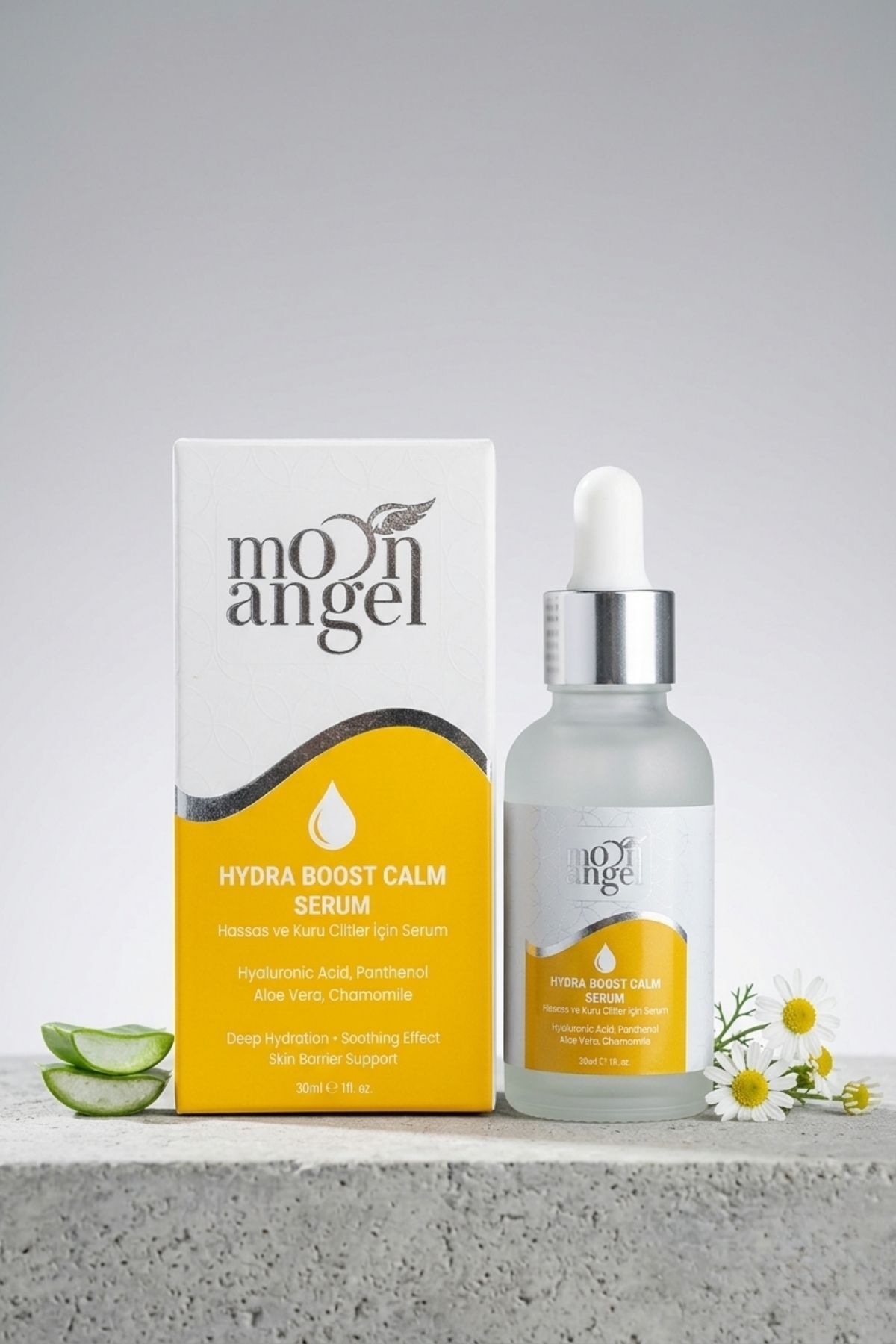 Hydra Boost Calm Serum 30 ml Hassas ve Kuru Ciltler İçin Yoğun Nemlendirici & Yatıştırıcı Yüz Serumu (Hyaluronik Asit + Panthenol) — görsel 4 · 8685218400334