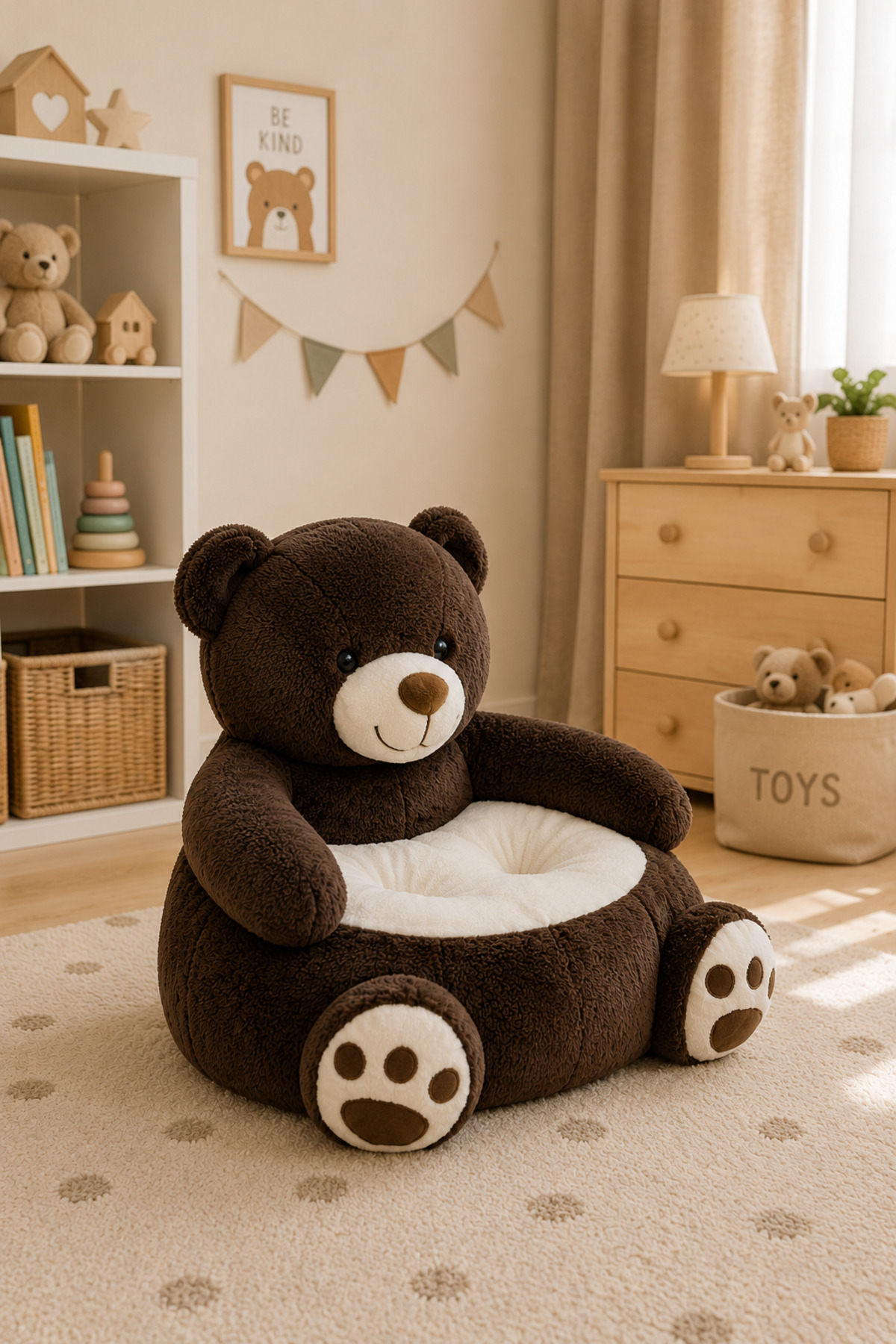 Bear Plush Baby Child Seat (100% DOMESTIC)