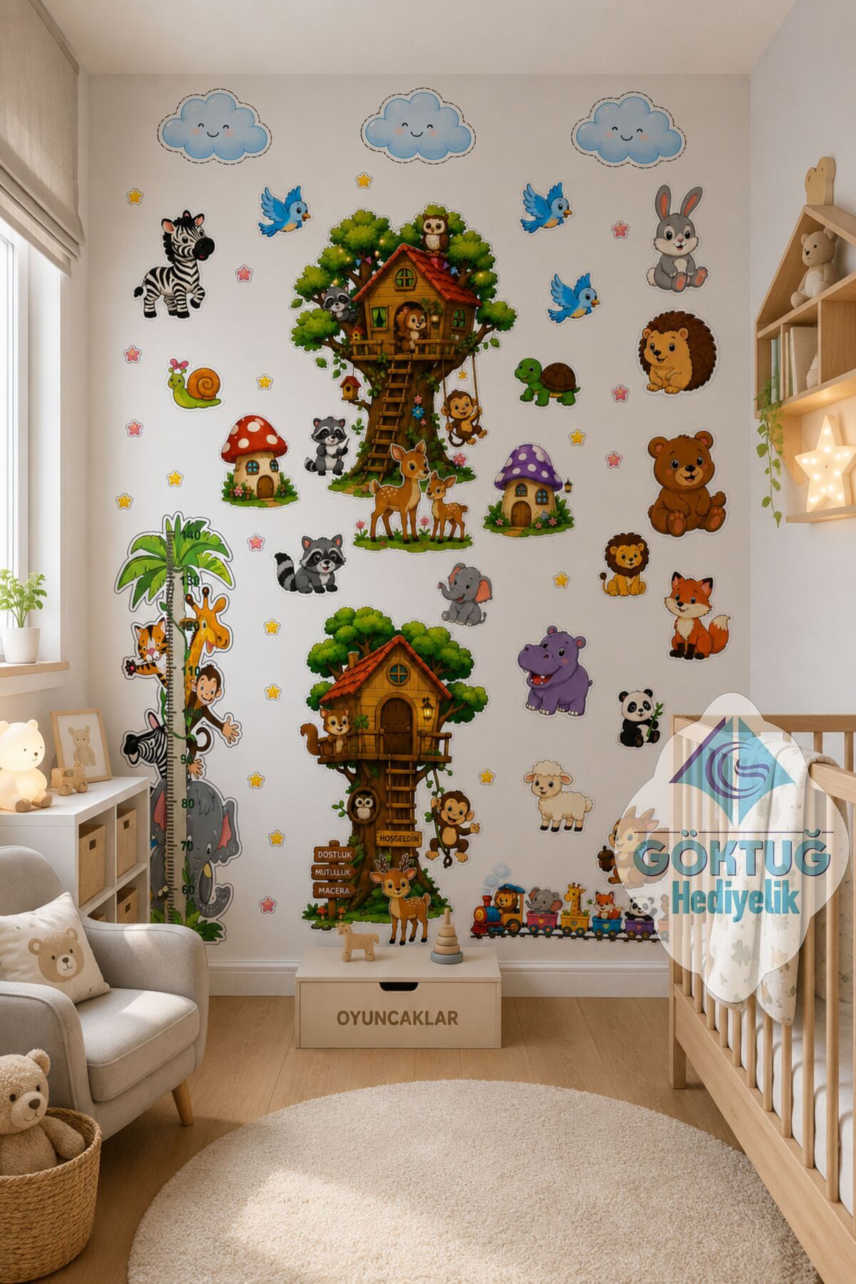 Children's Room Sticker Label Home Decoration Wall Ornament