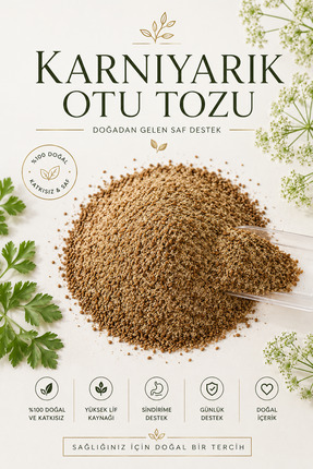 Aktarzane Karnıyarık Otu Tozu 100gr