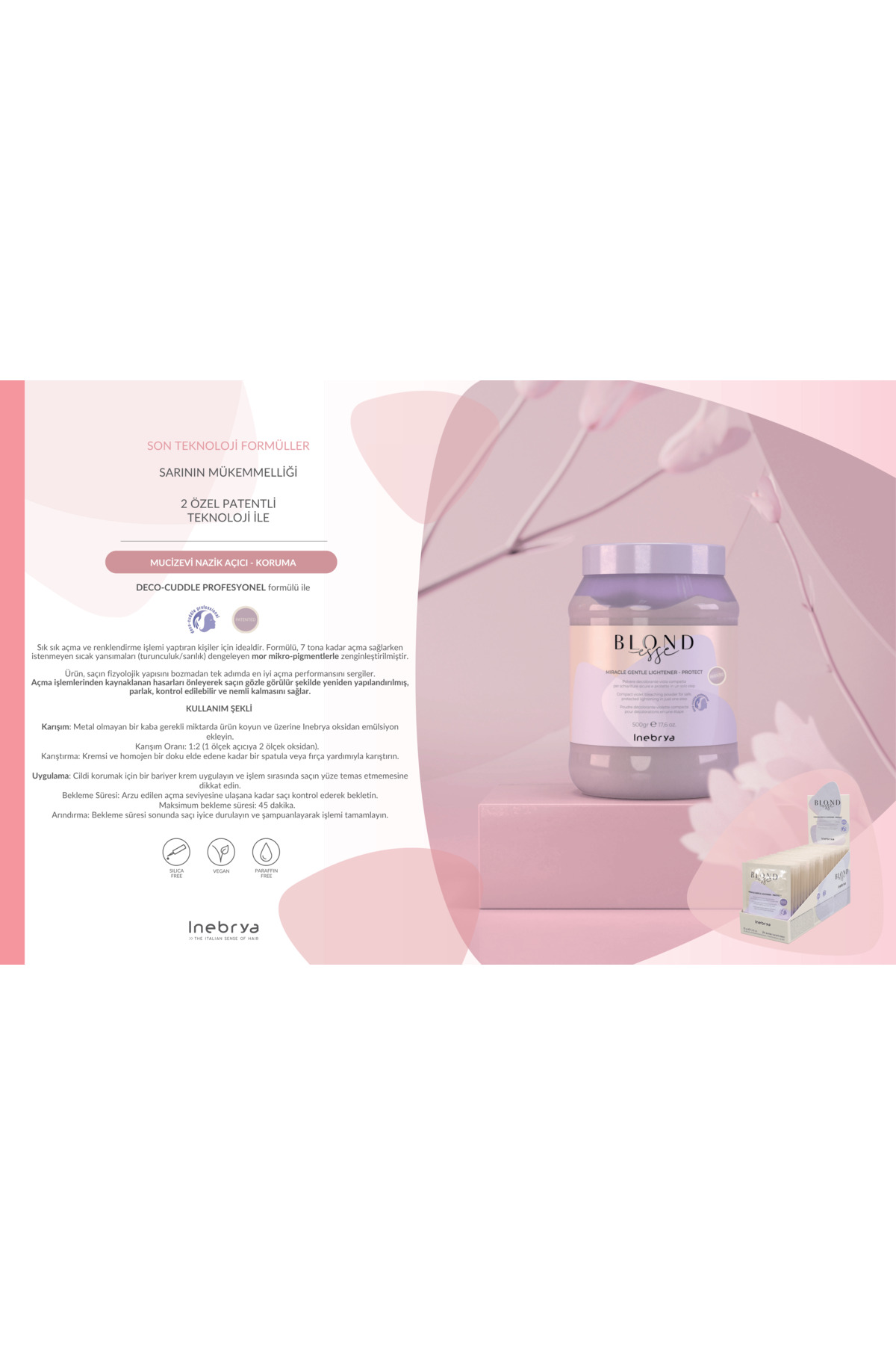 Blondesse Mucize Koruyucu Açıcı 7+ 500 gr – Saçı Yıpratmadan Güçlü Açma — 8008277261492 — تصویر 3 از 7