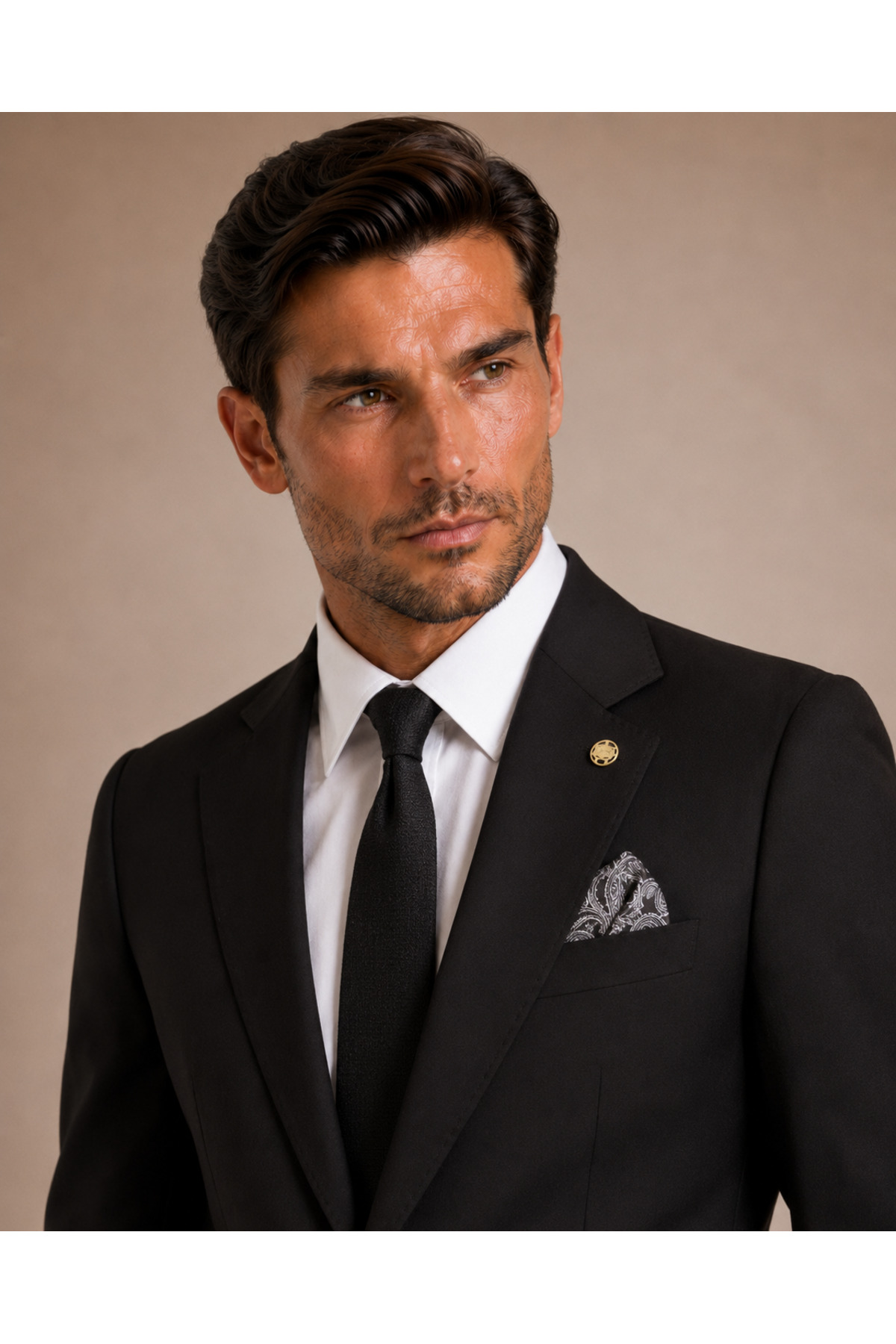 The Tailor Classics Erkek Klasik Takım Elbise - Erkek Pantolon Ceket - Dikiş Detaylı Çift Yırtmaçlı Takım Elbise görsel 6