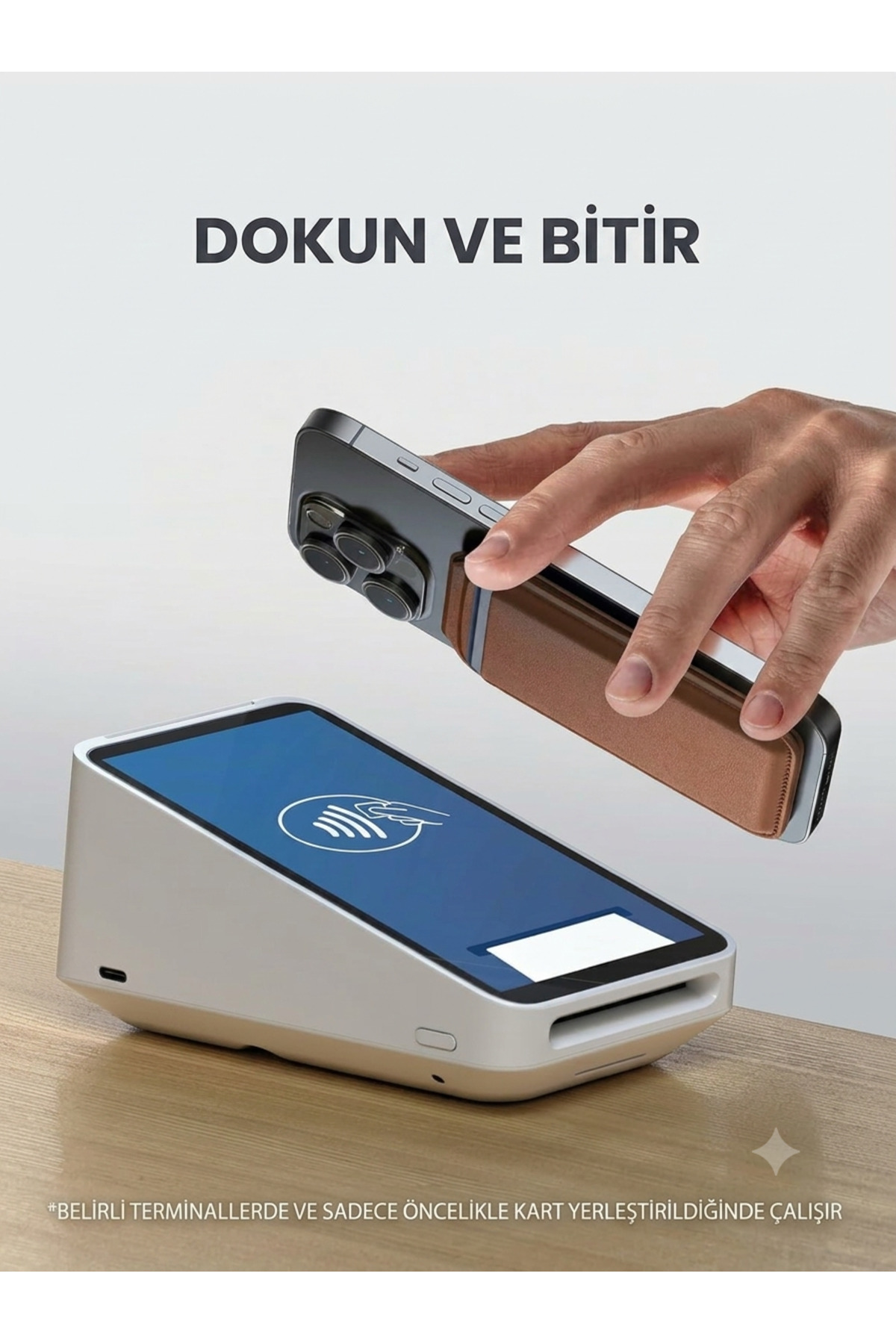 iPhone 11/12/13 Mini/14/15 Pro Max/16 Plus/17 Air/18 Duo Uyumlu Magsafe Kartlık Standlı Katlanabilir Cüzdan