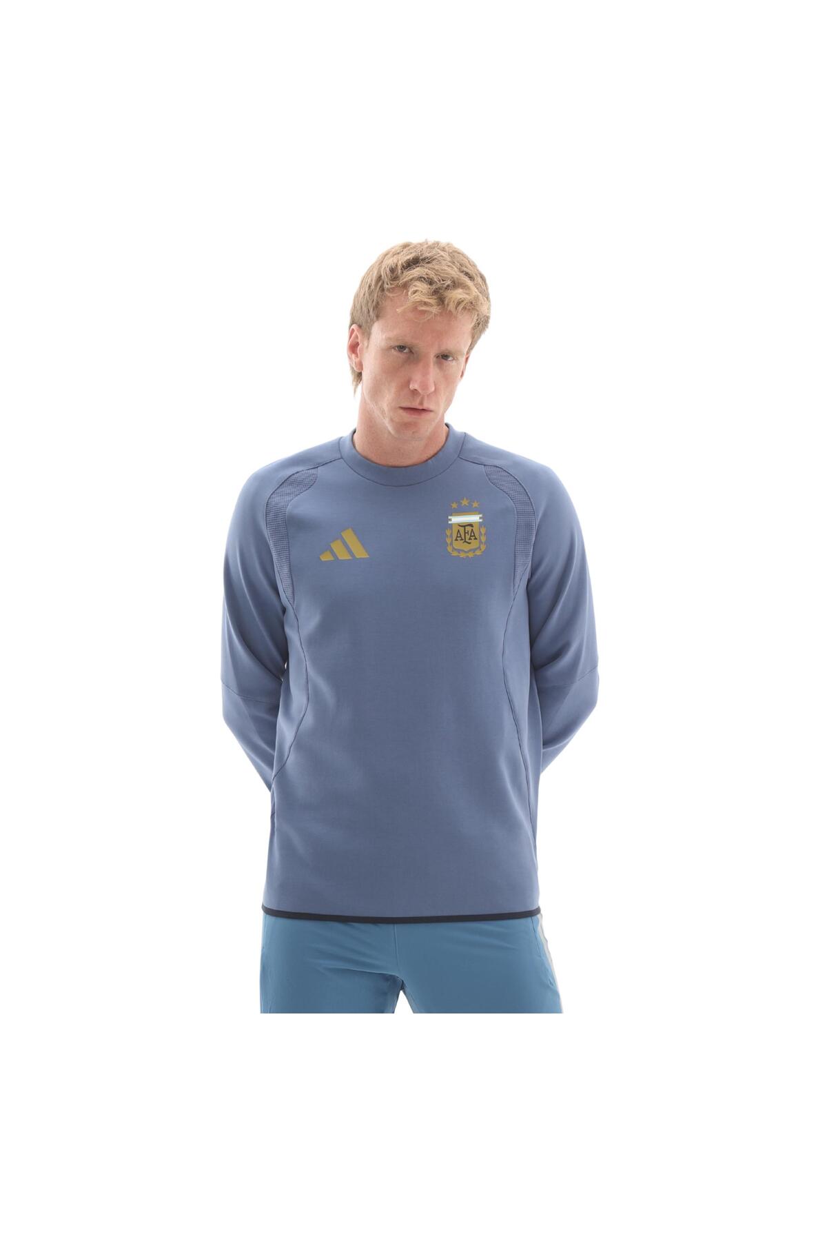 adidas JZ6315-E Afa Arjantin Tt Cr Erkek Sweatshirt Turkuaz