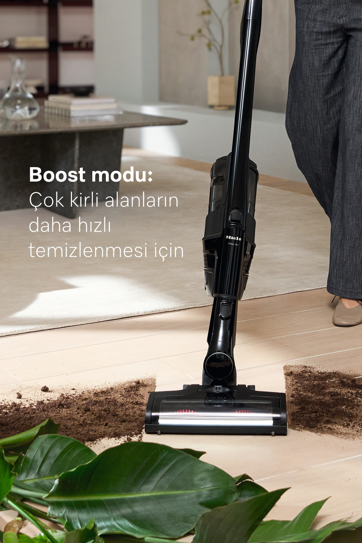 Miele Triflex HX3 Plus Aqua - Şarjlı Dik Süpürge