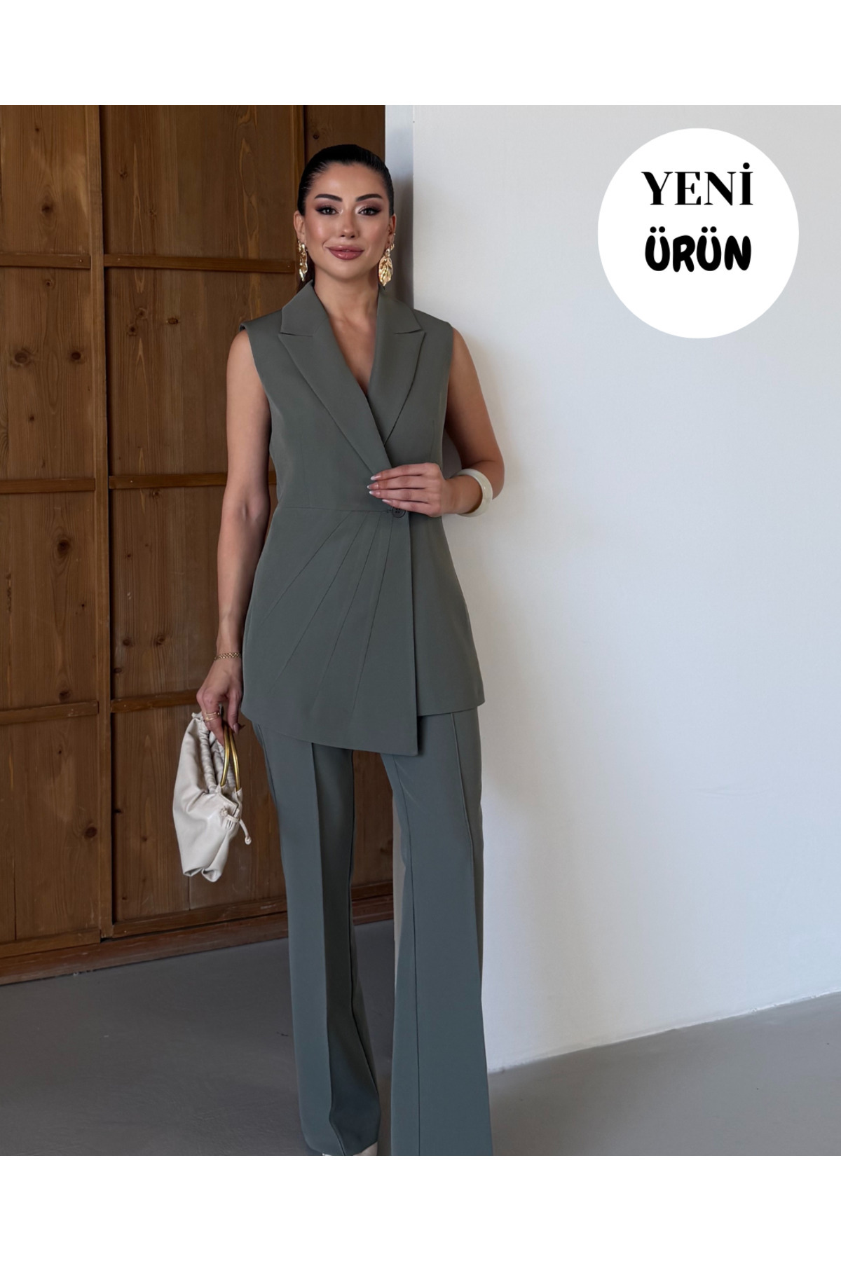 Elegant Vest with Front Detail
