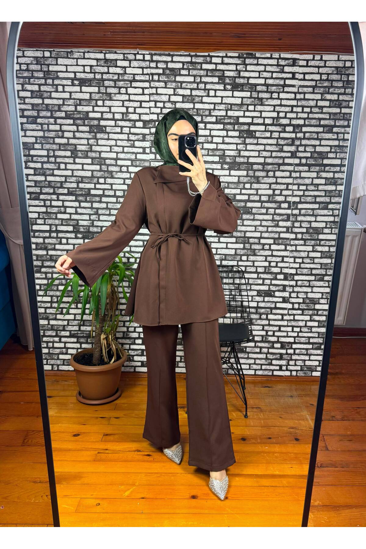 ZarülAAy fashıon Dora Suit with Tie-Up Detail, Standard Size