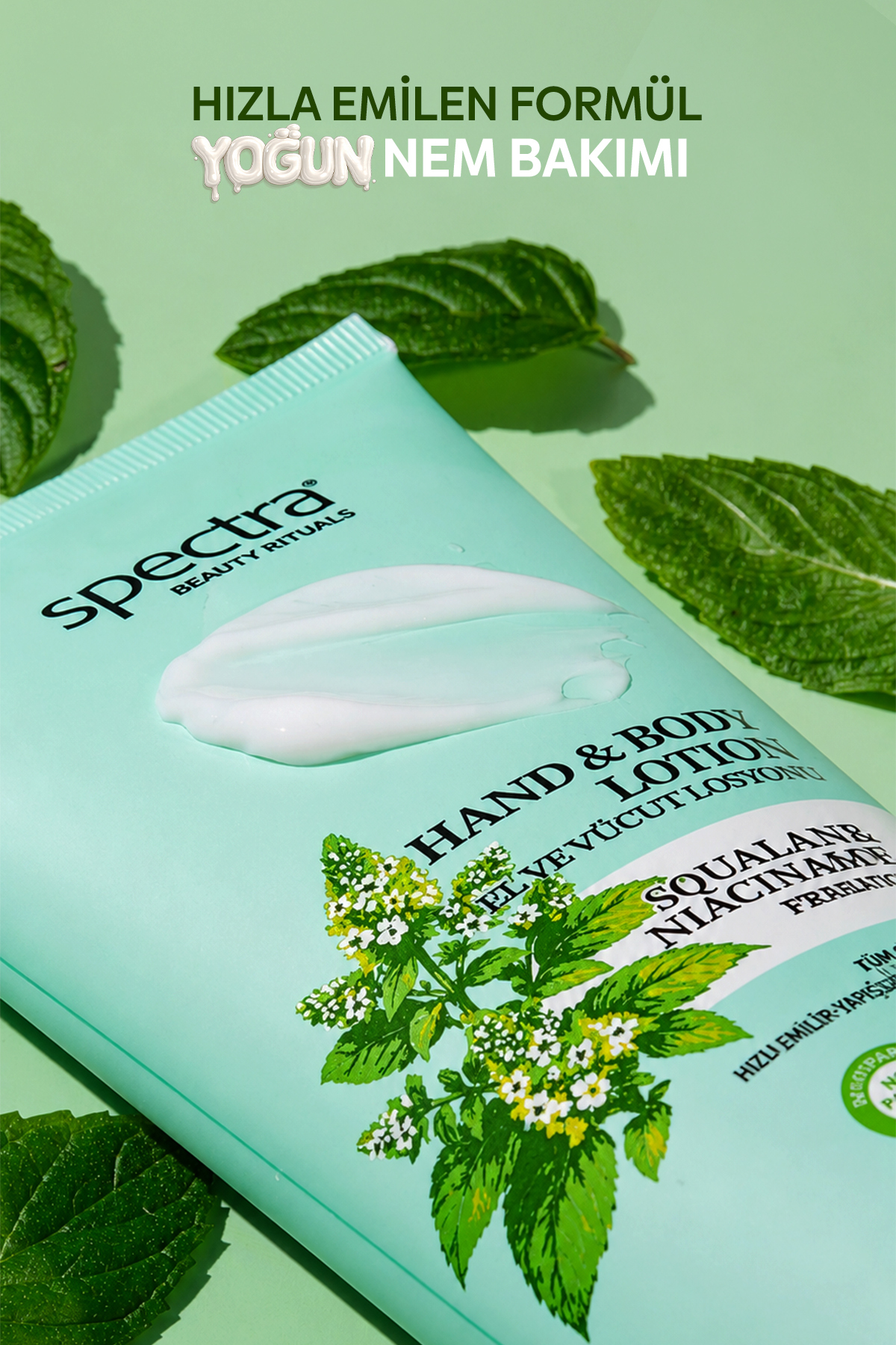 Nemlendirici ve Canlandırıcı Hızlı Emilen Vegan El ve Vücut Losyonu -Fresh Mint- 200 ML — 35b9a90a-4c8c-5c56-9354-d149caaf4e86 — تصویر 3 از 8