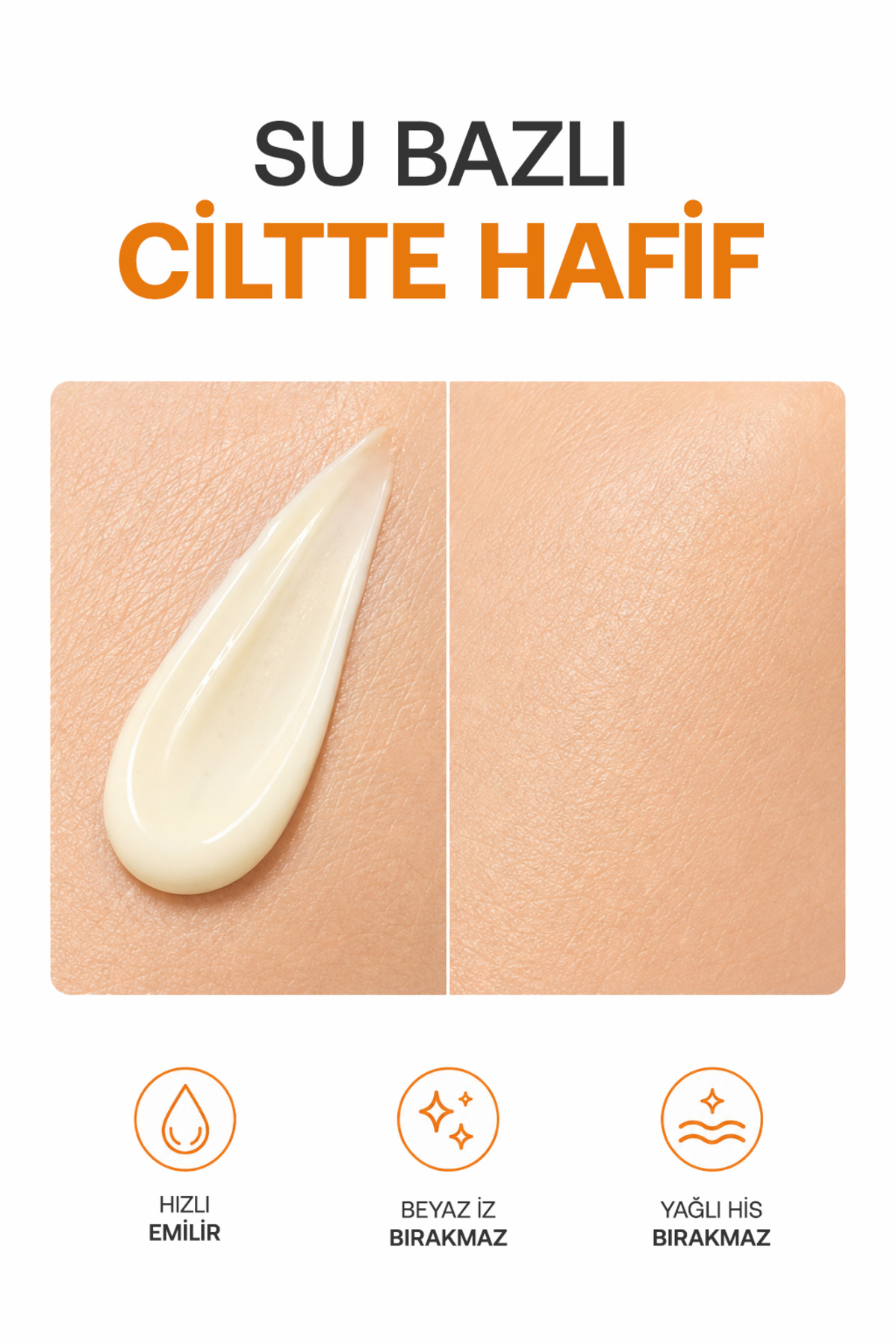 Anıl Güler Su Bazlı Yüz Güneş Kremi SPF 50+ PA++++ 75 ml - Non Komedojenik Leke Karşıtı Yüksek Koruyucu, Yağsız | Makyaj Altı Güneş Kremi | Yapmayan Güneş Kremi | Hassas Cilt — LUU191 — تصویر 4 از 8