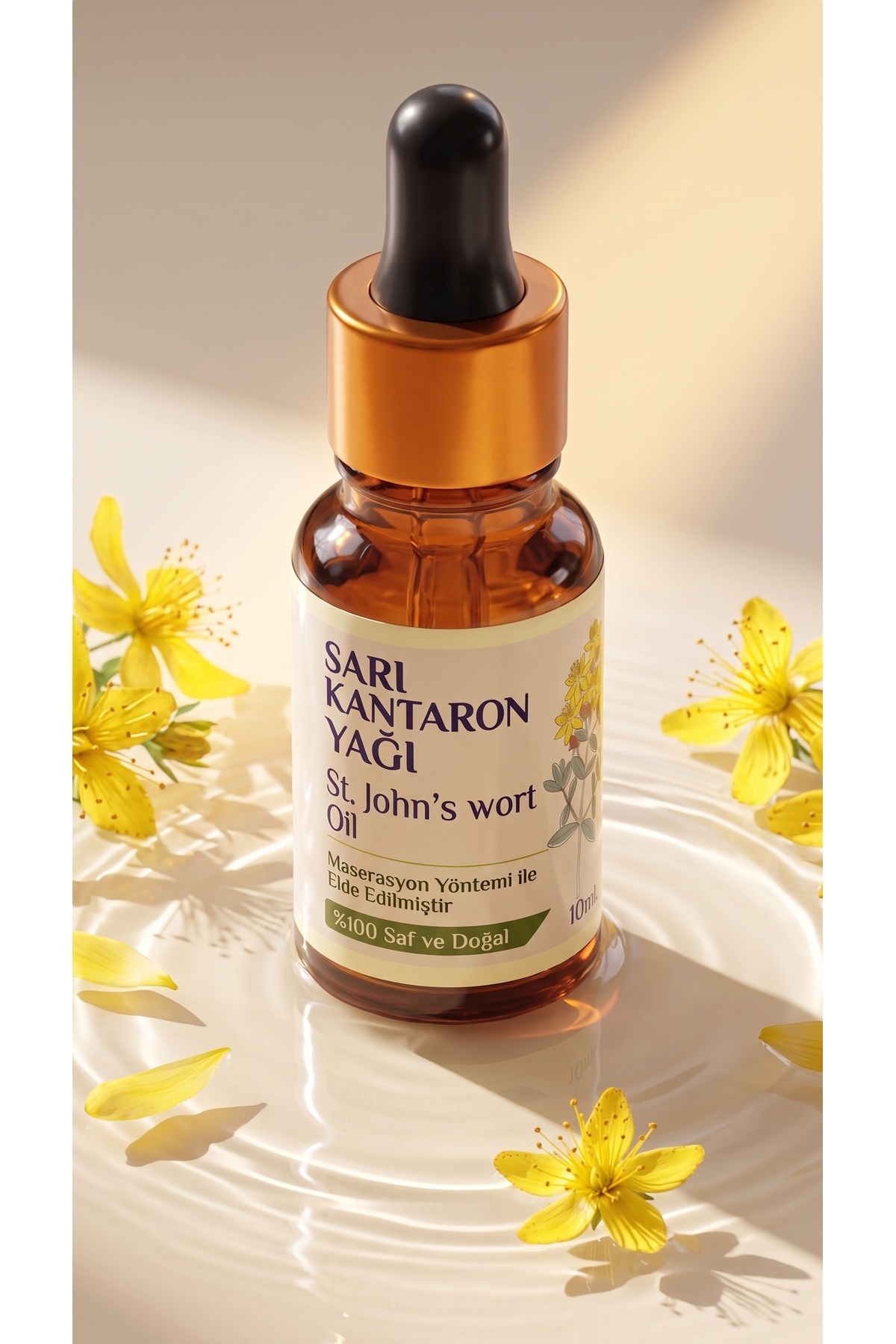 Sarı Kantaron Yağı 10 ml / %100 Saf Ve Doğal / St. John's Wort Oil — A1-Kantaron-yag-10 — تصویر 5 از 8