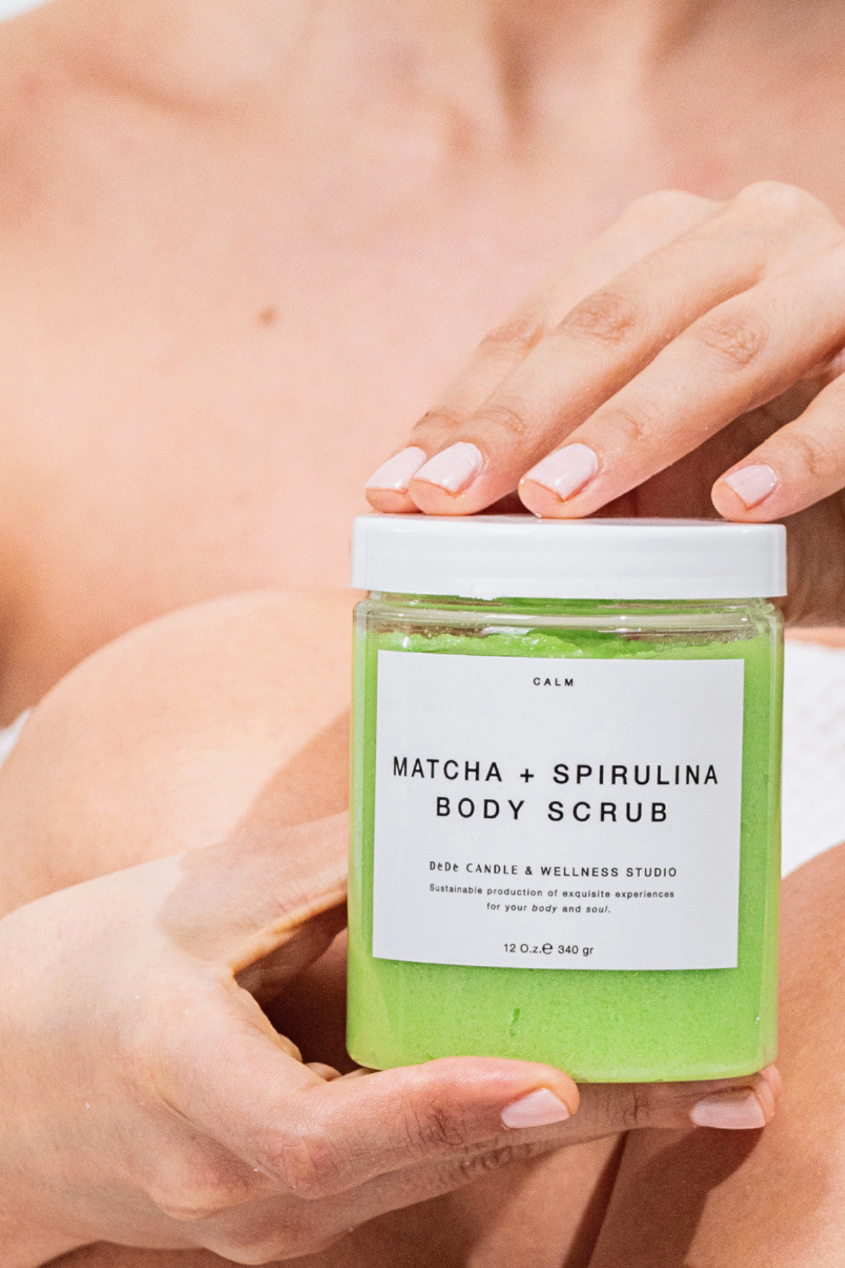 Matcha Spirulina Body Scrub | Vücut Ovması Jel Peeling — MSJAR — تصویر 7 از 9