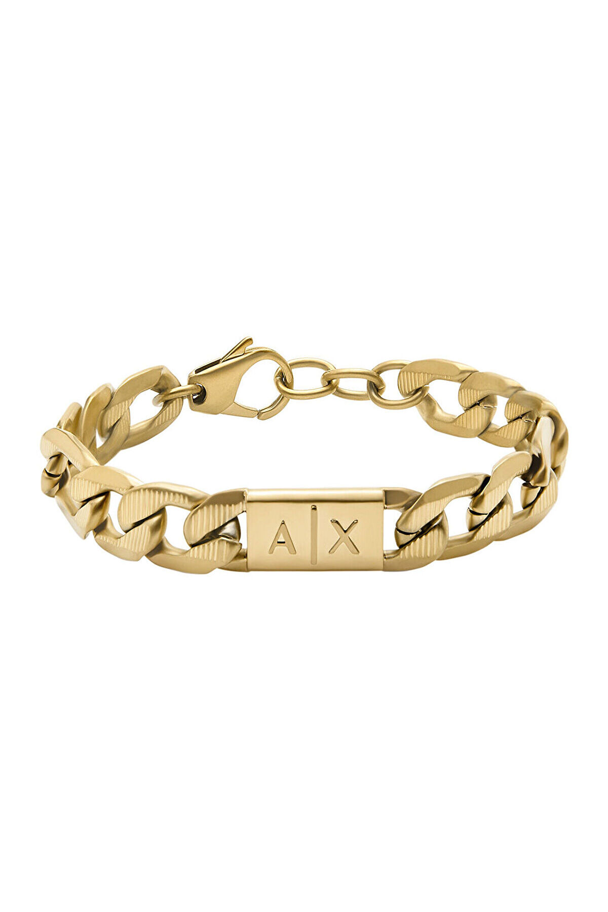 دستبند مردانه AXG0078-710 آرمانی اکسچنج دستبند استیل Armani Exchange