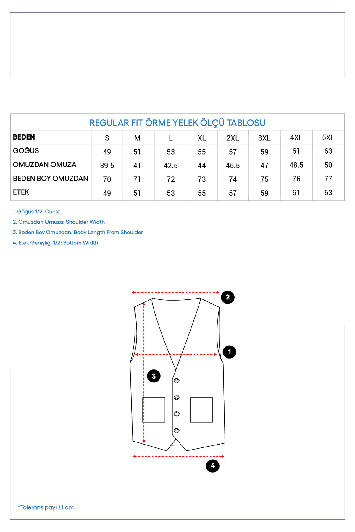 Kiğılı Pamuklu Desenli Triko Yelek görsel 6