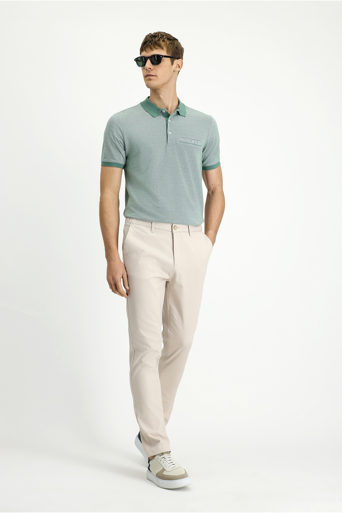 Kiğılı Relaxed Fit Rahat Kesim Likralı Kanvas / Chino Pantolon