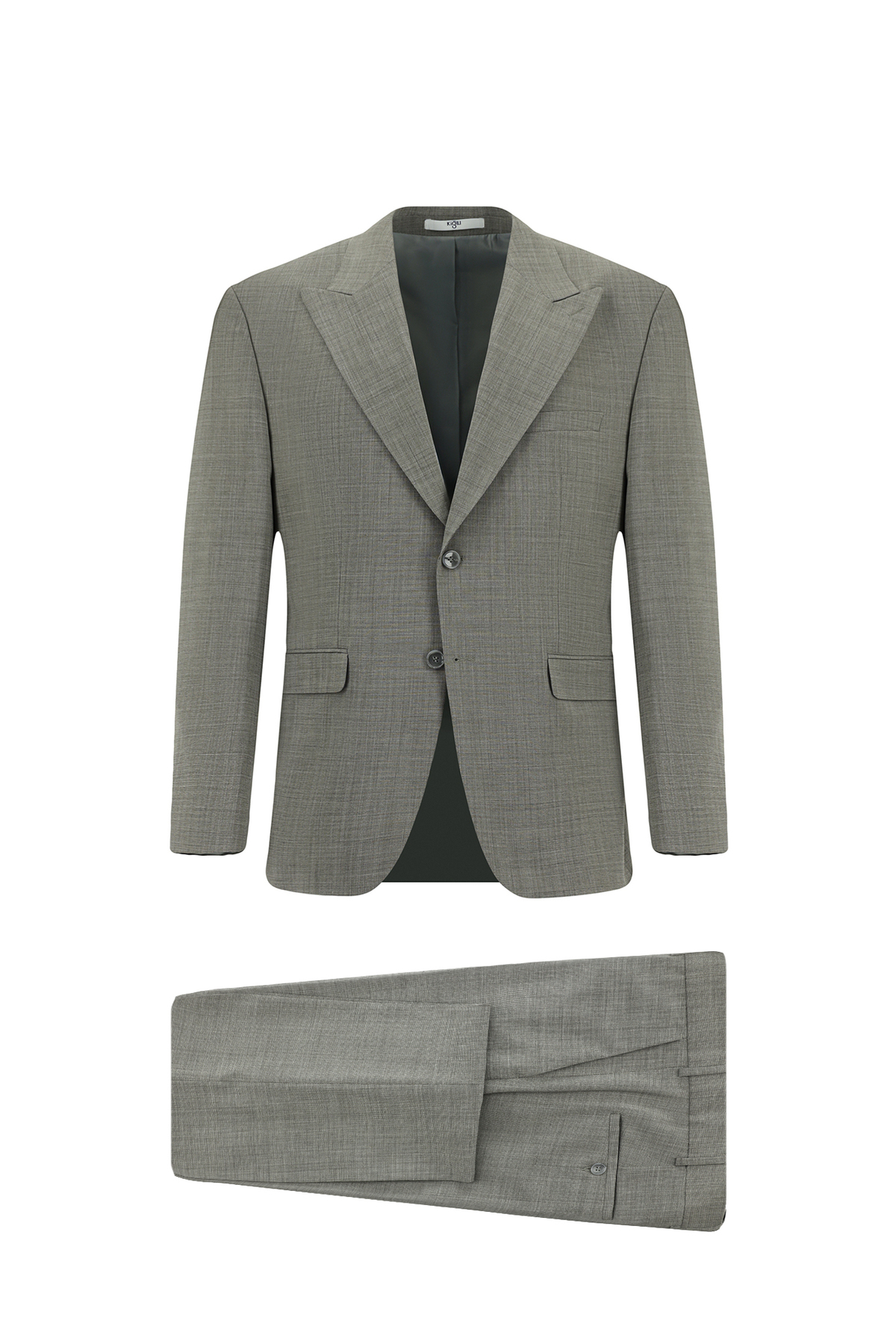 Kiğılı Regular Fit Woolen Plain Suit