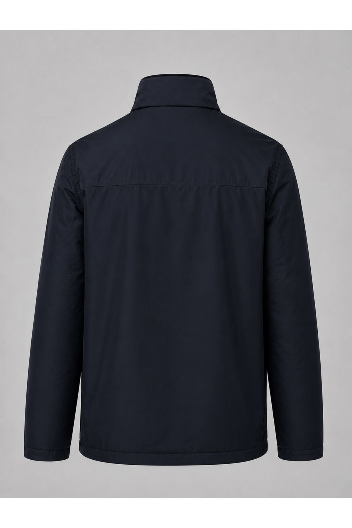 Sınwear Erkek Lacivert Baharlık Su ve Rüzgar Geçirmez Mont Dik Yaka Mevsimlik Fermuarlı Spor Outdoor Ceket görsel 7