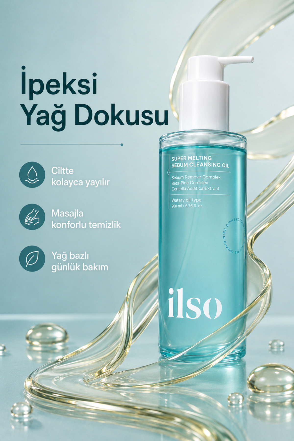Sebum & Gözenek Temizleyici Yağ Bazlı Temizleyici — ILSO3 — تصویر 4 از 4