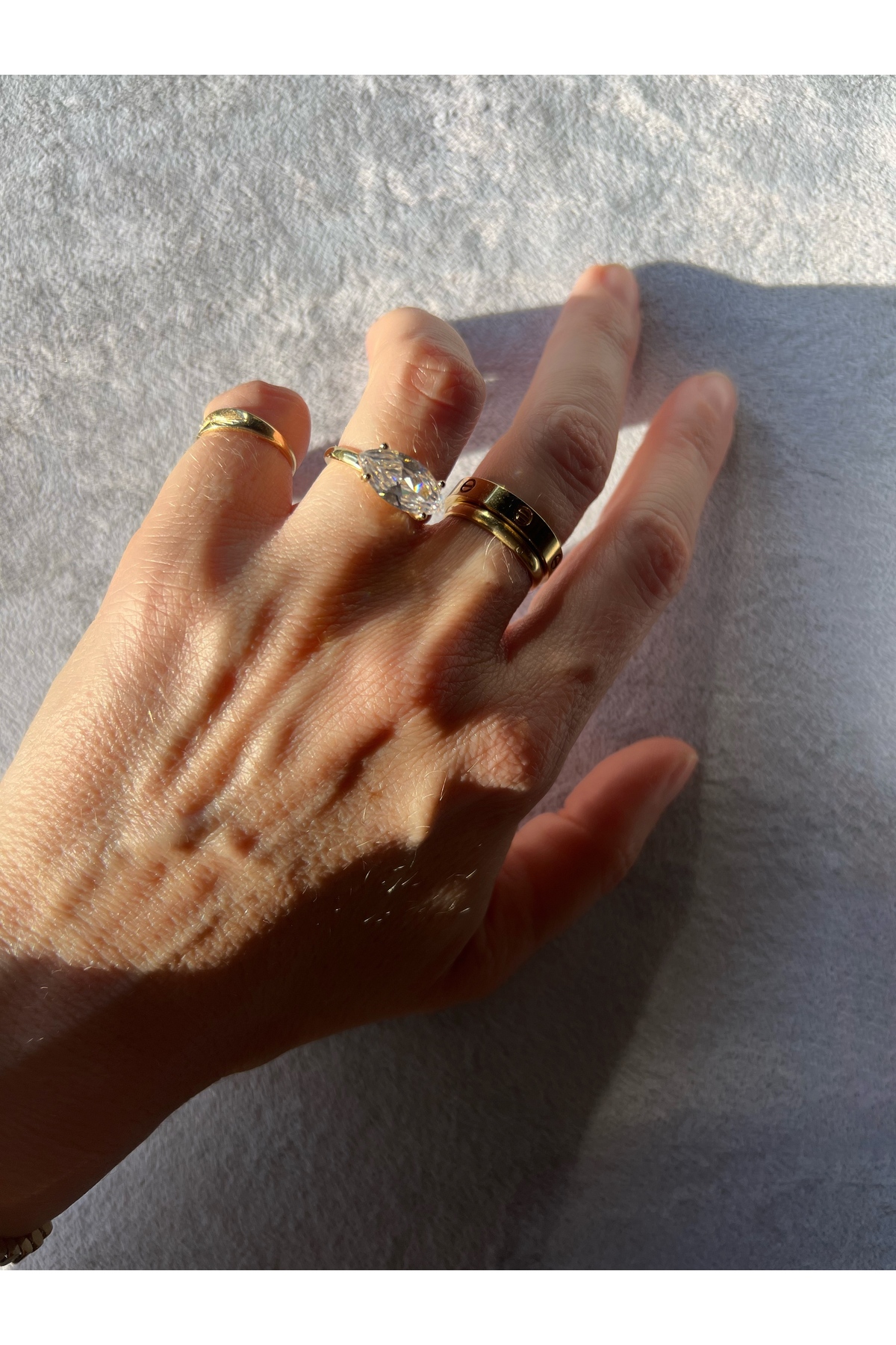 Marquise Adjustable Ring