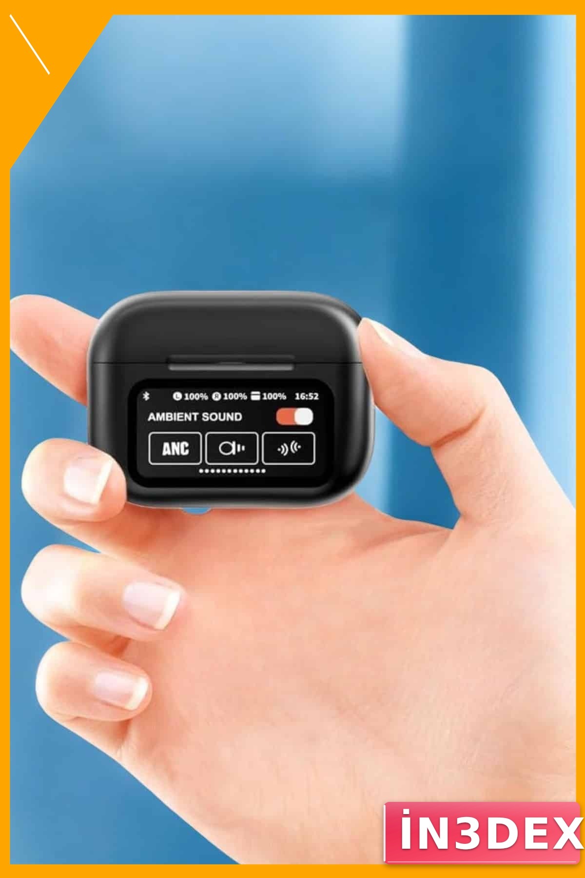 Kablosuz Kulaklık ANC ENC Dokunmatik Ekranlı Bluetooth Kulak İçi