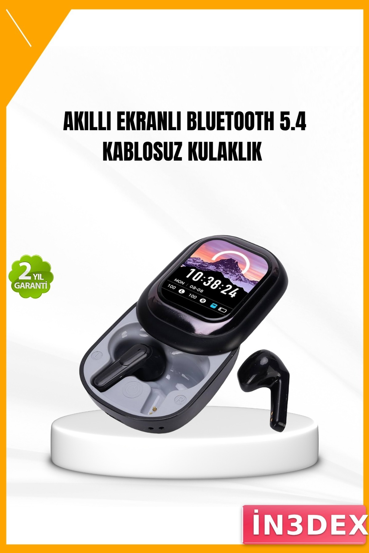 Kablosuz Kulak İçi Kulaklık Aktif Gürültü Engelleme Akıllı Ekranlı Şarj Kutusu