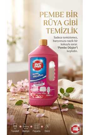 Walent Wcpar 1000 GR Ultra Güçlü Sıvı Pembe Düşler Duşakabin Derz Fayans Kloz...