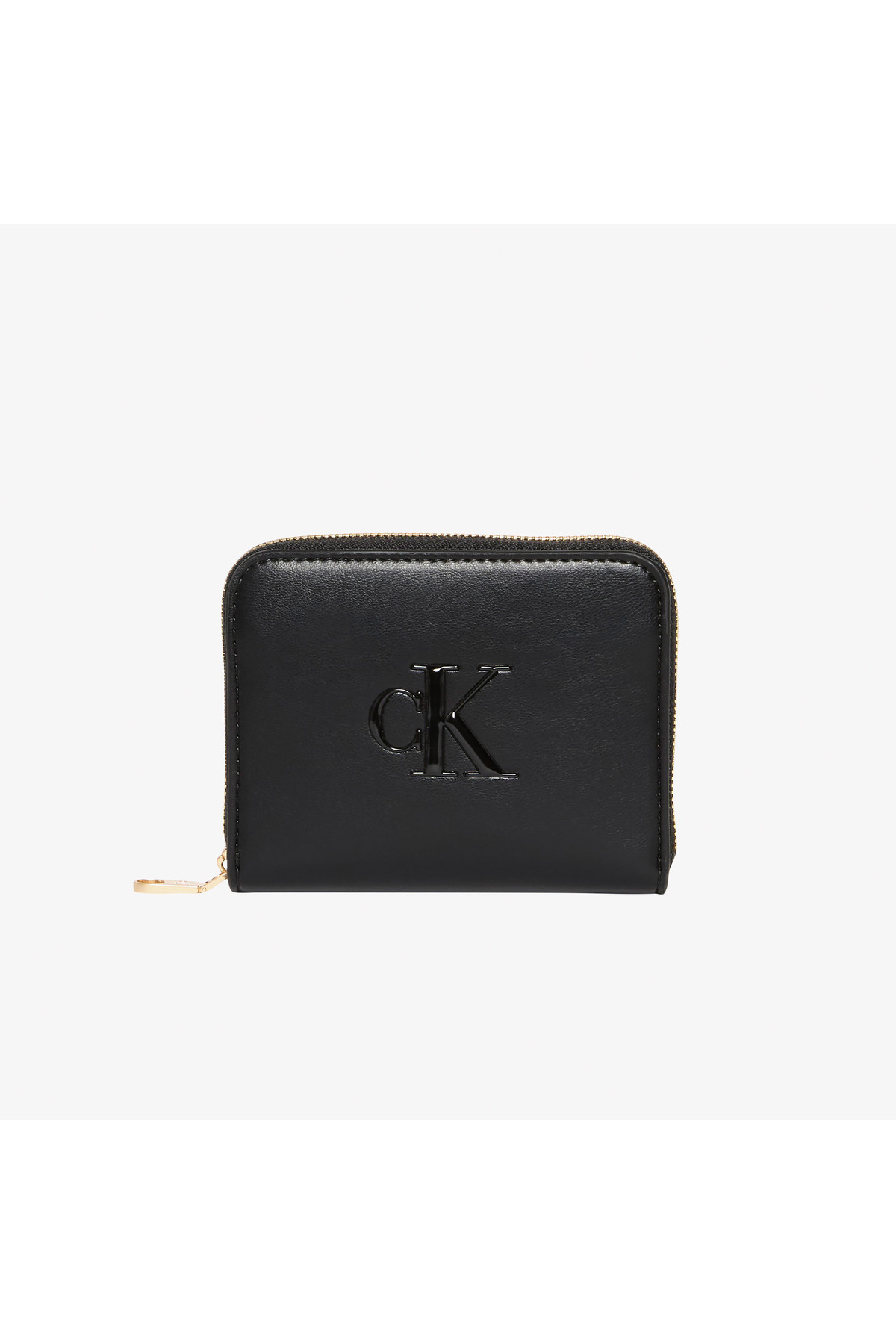 Calvin Klein Bold CK Orta Boy Fermuarlı Kadın Siyah Cüzdan LV04F1154G-UB1