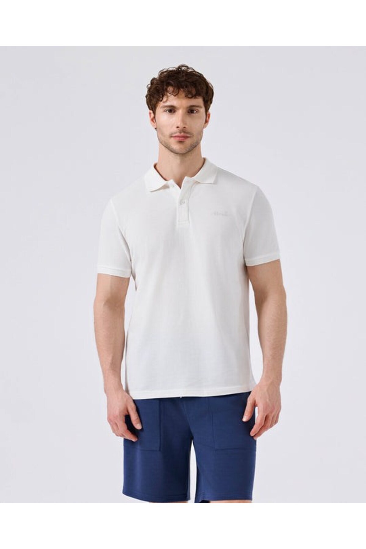 Ellesse Men's Polo T-Shirt M-6Sm5018-Of Off White