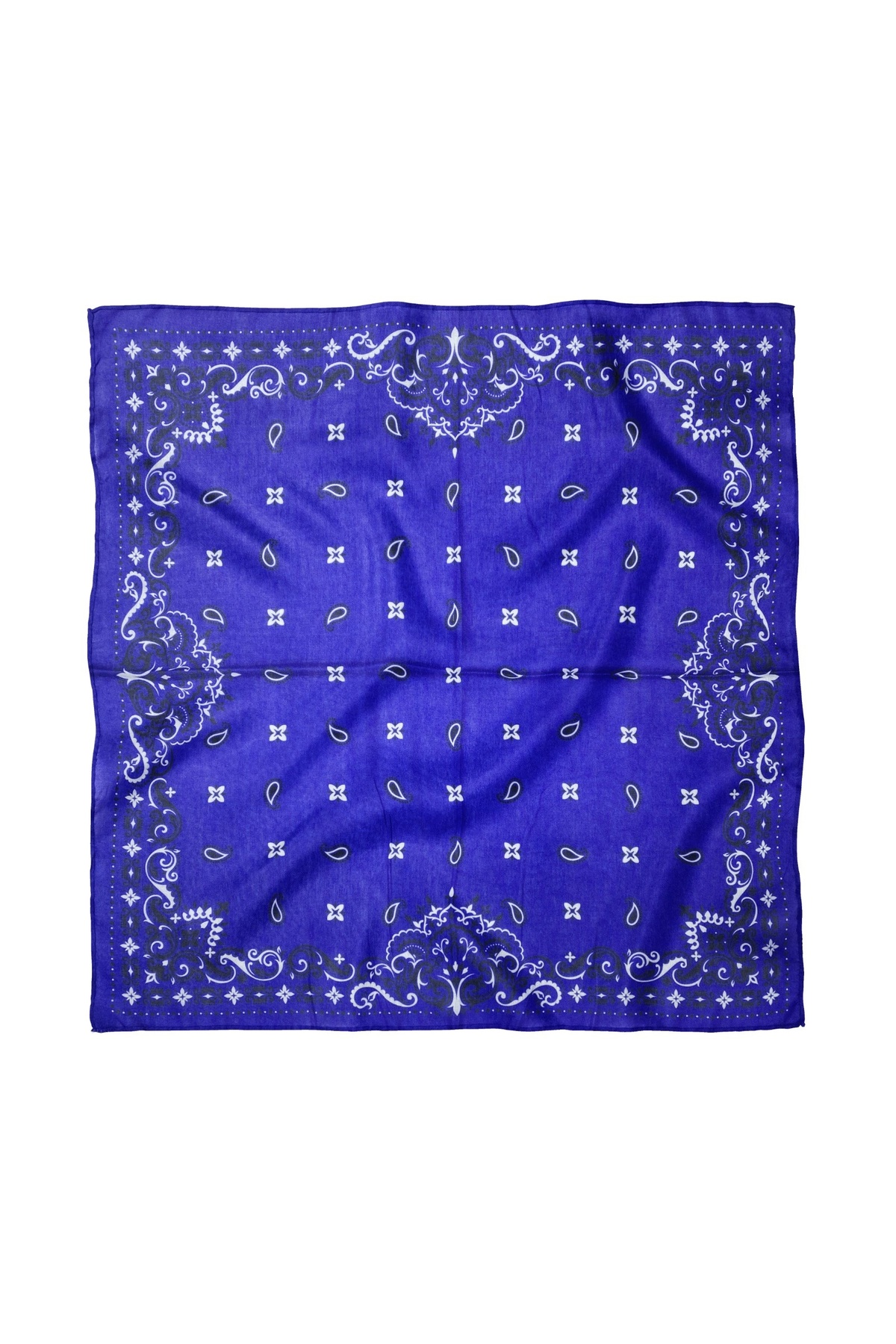 Cotton Polyester Shawl Patterned Scarf / Bandana 60x60cm