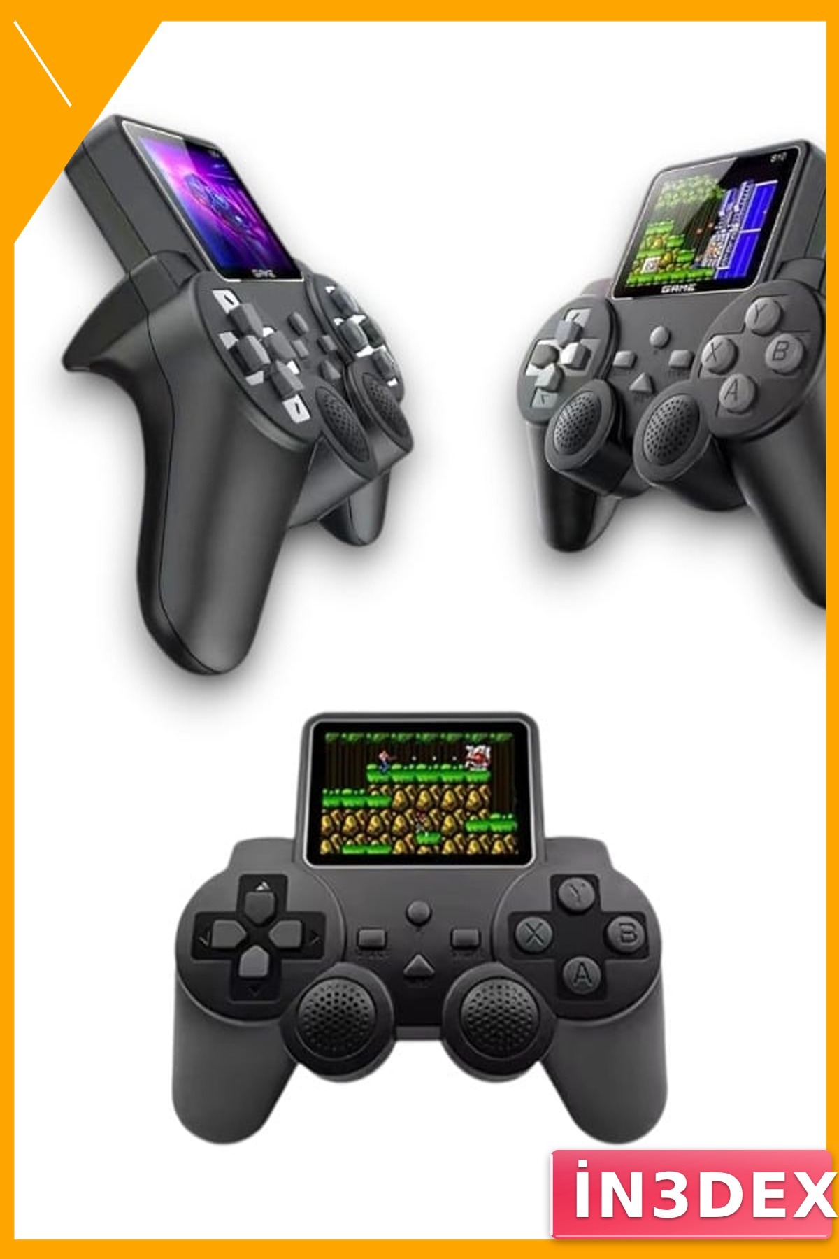 Retro Oyun Konsolu 520 Klasik Oyun TV'ye Bağlanabilir Gamepad