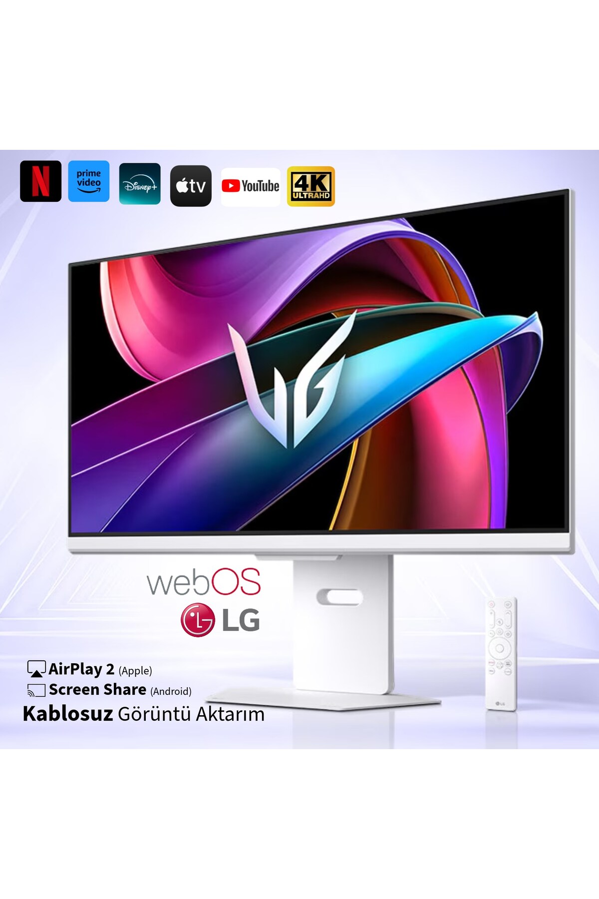 LG 32 inç 4K UHD IPS Gaming Monitör TV, 144Hz 1ms akıcı , HDR ve