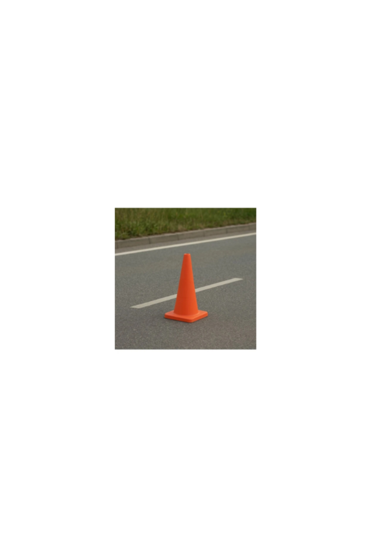 Pvc Trafik Konisi | Reflektifsiz 50CM 2