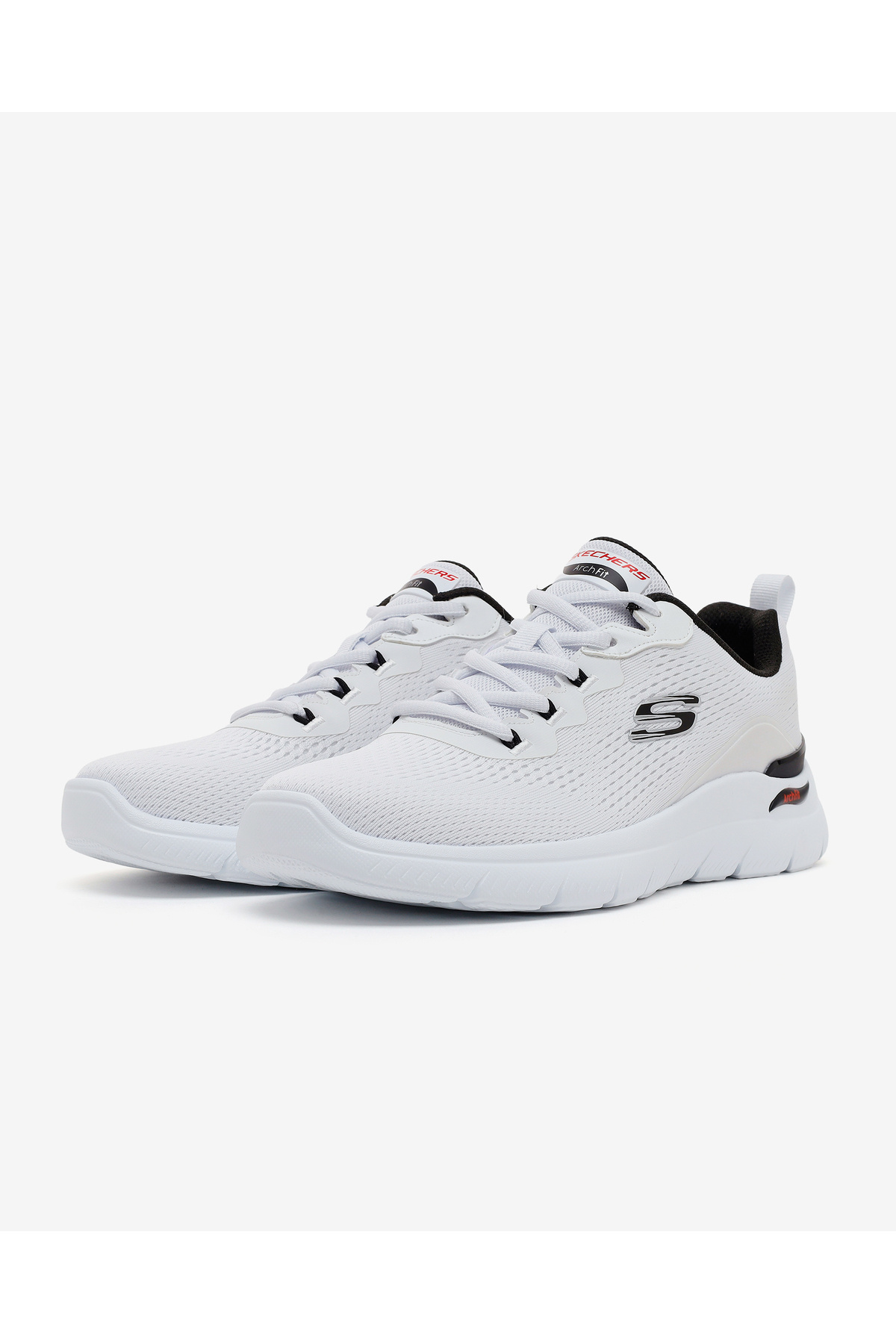 SKECHERS ARCH FIT SUMMITS Erkek Beyaz Spor Ayakkabı 233178TK WBKR görsel 3