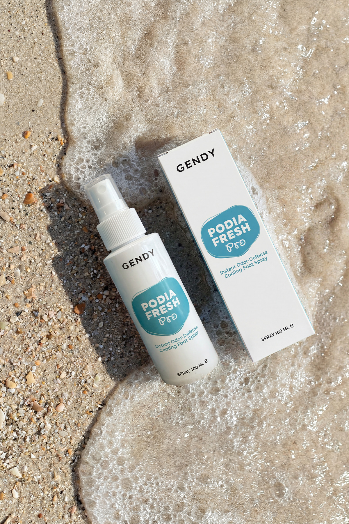 Podia-Fresh Pro - Ayak ve Ayakkabı Kokusu Önleyici, Bakteri Karşıtı ve Anında Ferahlatıcı Ayak Bakım Spreyi 100 ML — GENDY-SPR-PFP — تصویر 5 از 5