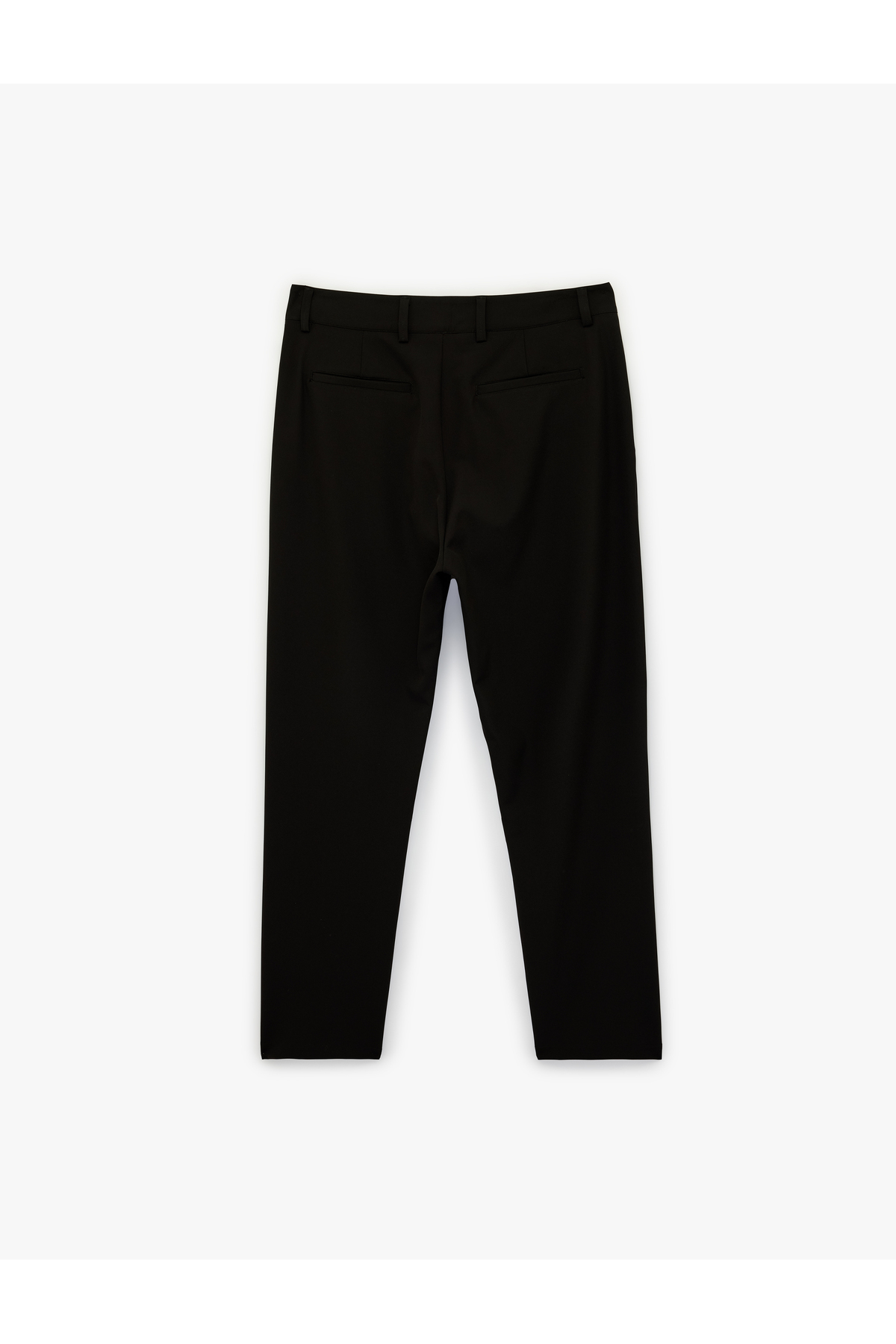 Düğme Detaylı Cepli Regular Fit Kumaş Pantolon — مشکی 6SAM40032HW — تصویر 4 از 5