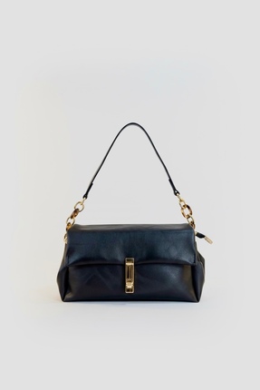 LYRA Bags & Accessories Siyah Gold Detay Şık Kdın Çanta