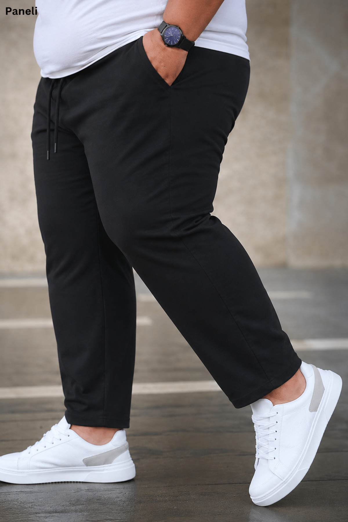 Malkan Erkek Rahat Kesim Büyük Beden Battal Boy Jogger Pantolon görsel 2