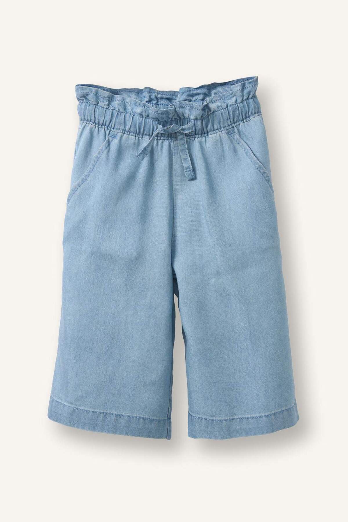 DeFacto Paperbag Wide Leg Cotton Trousers Baby Girl G9016A526Sp