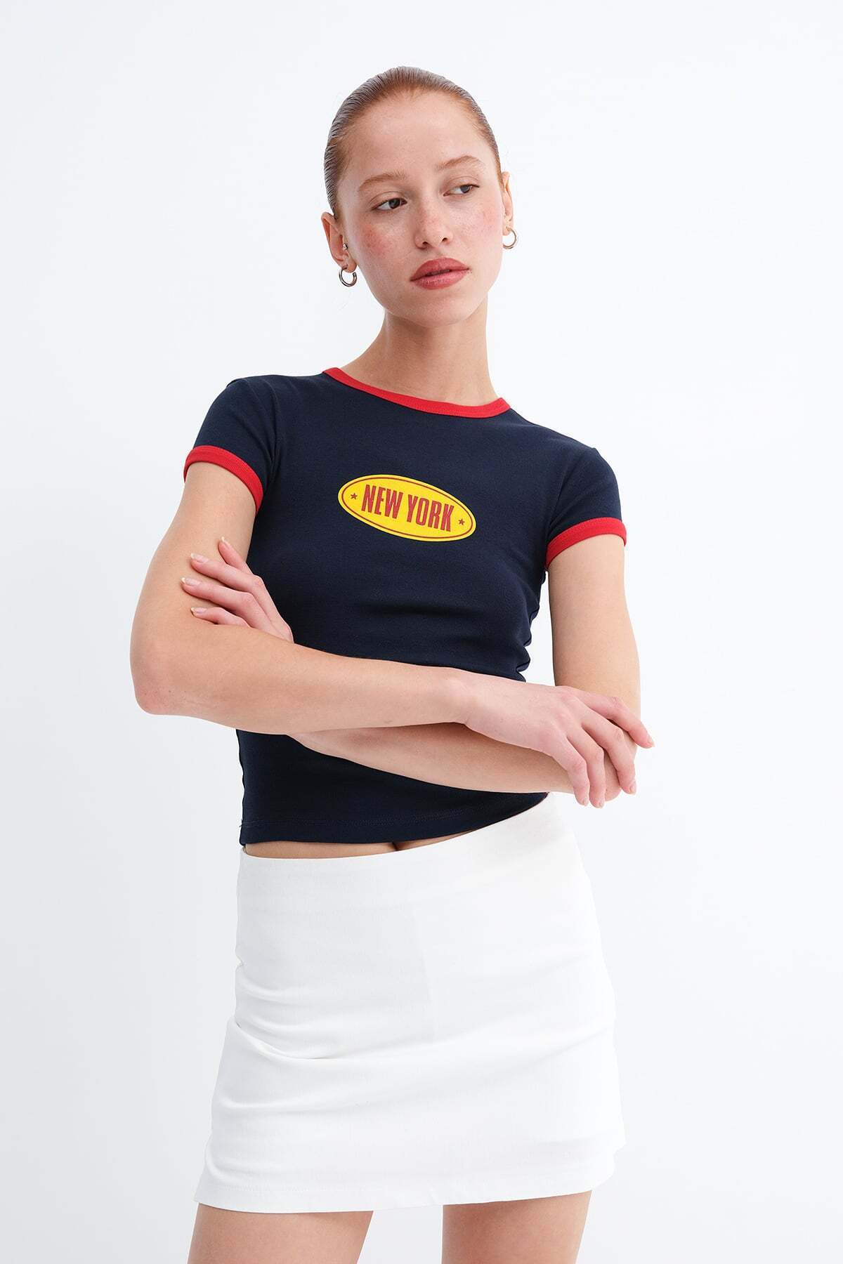 Addax Written T-Shirt P9029