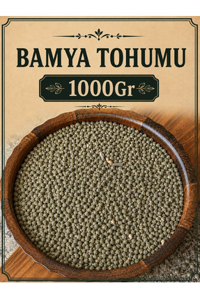 Bayguru Bamya Tohumu 1000Gr – Doğal Bamya Tohumu