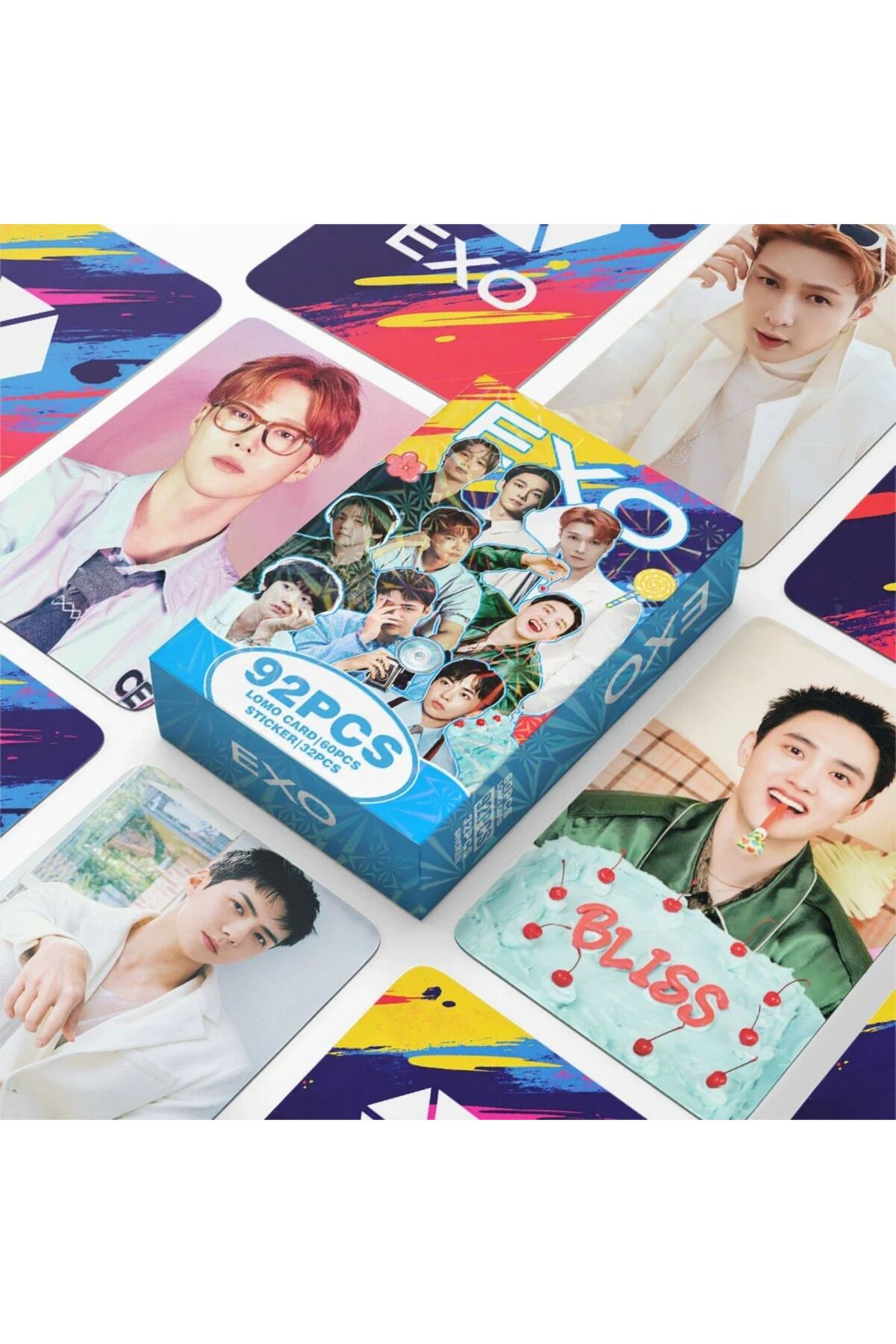 Kpop Dünyasi EXO Çift Yön Baskılı Lomo Card Seti (60 Pcs) - Fiyatı