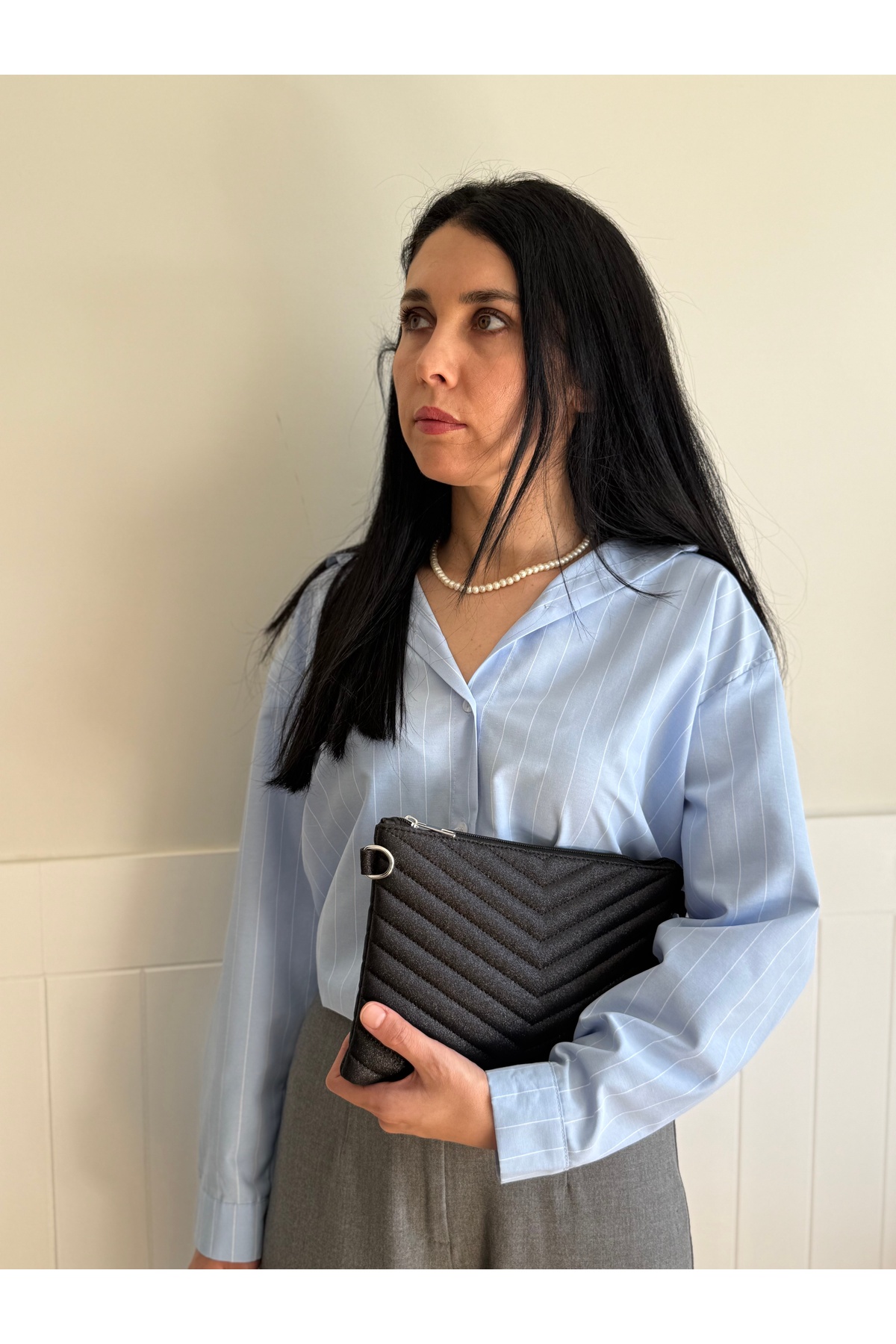 lalettobags Kadın Kabartmalı Portföy & Clutch Çanta görsel 2