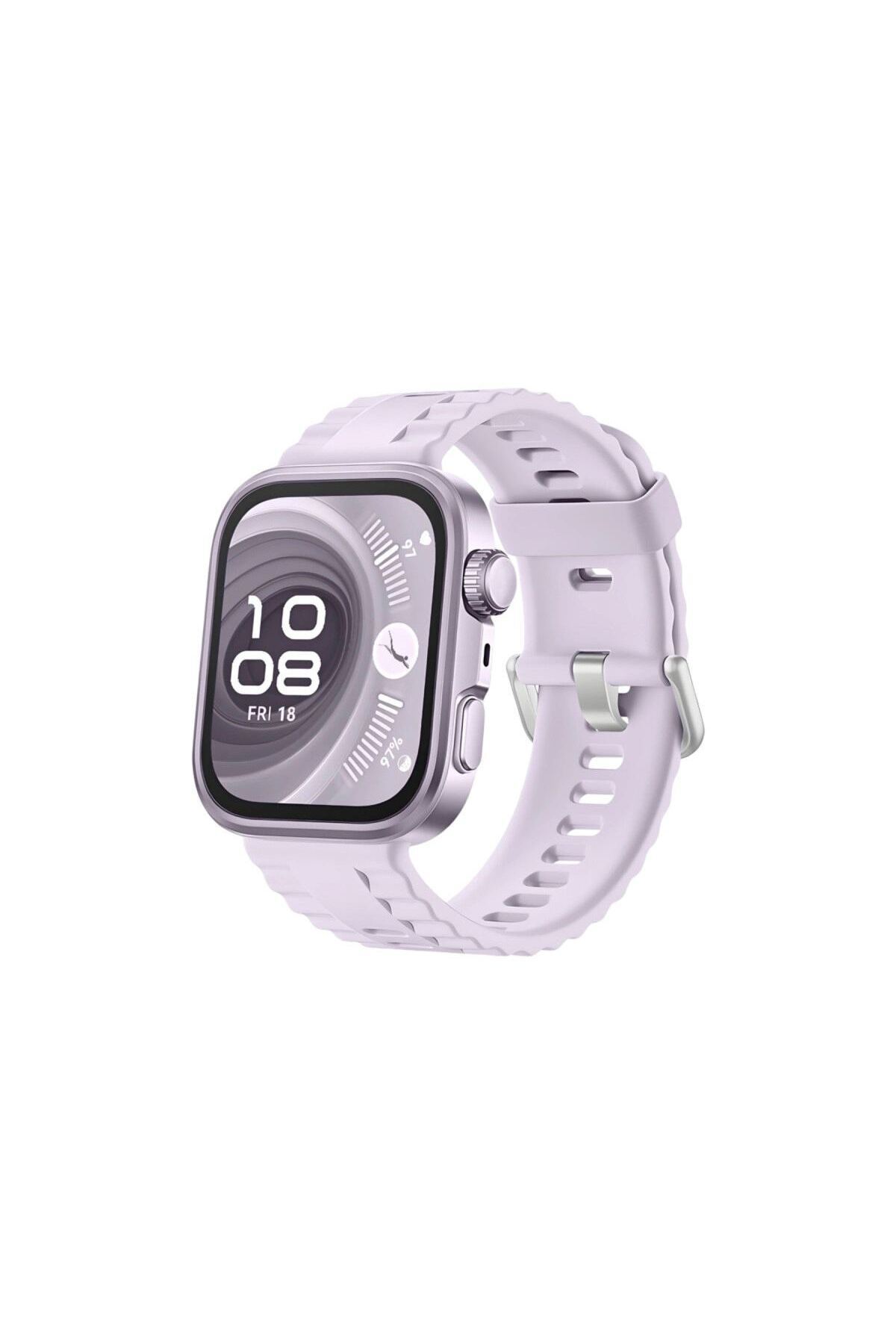 Huawei Fit 4 Nova Silikon Kordon (saat Değildir) - Lila