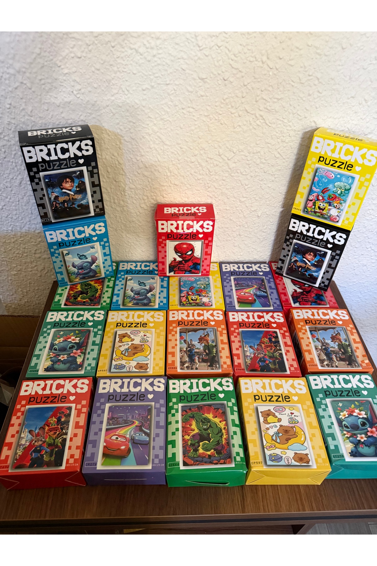 R@BBRICK＆NY@BRICK 100％＆400％ 2体セット Bricks 2'li set puzzle 100 parça kutulu - Fiyatı, Yorumları