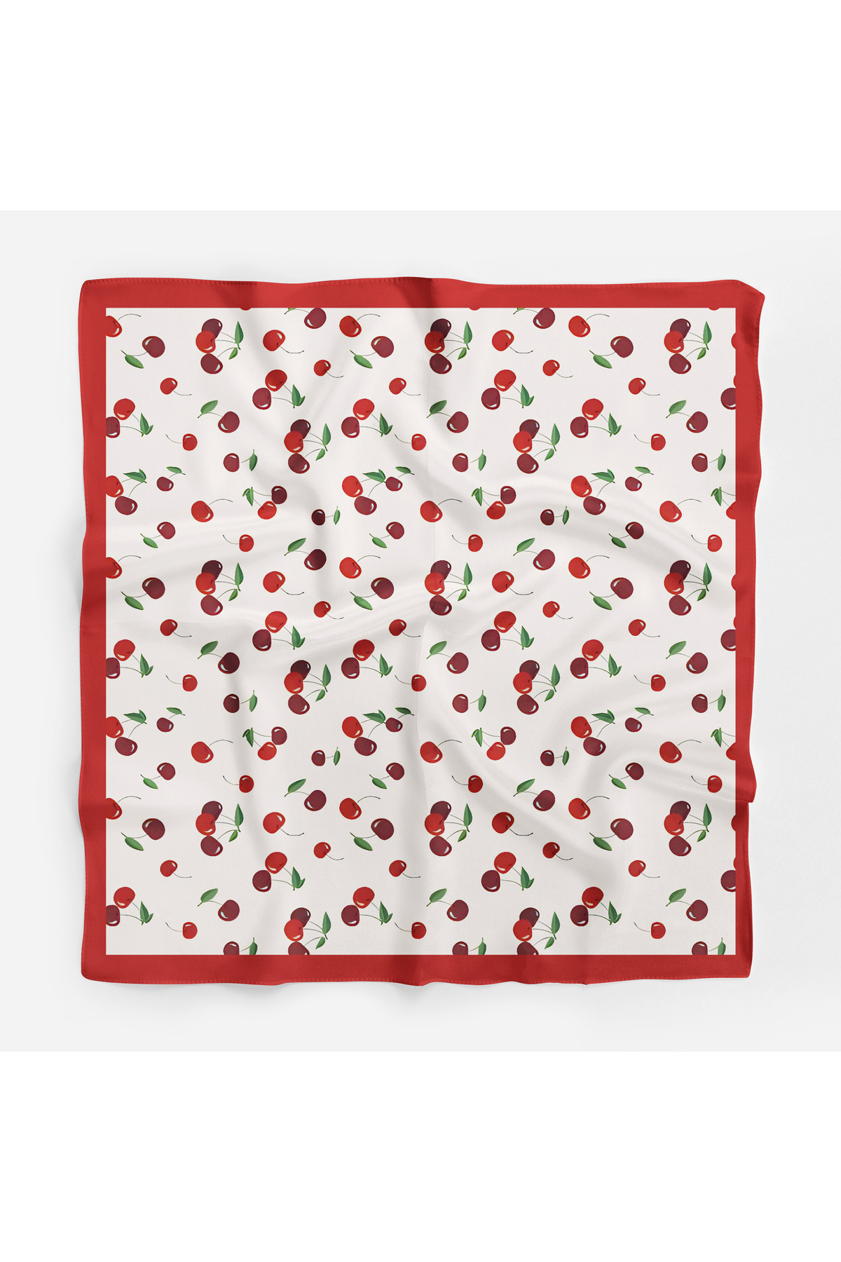 tuaipek Kiraz Mevsimi Desen Bandana/Fular görsel 2