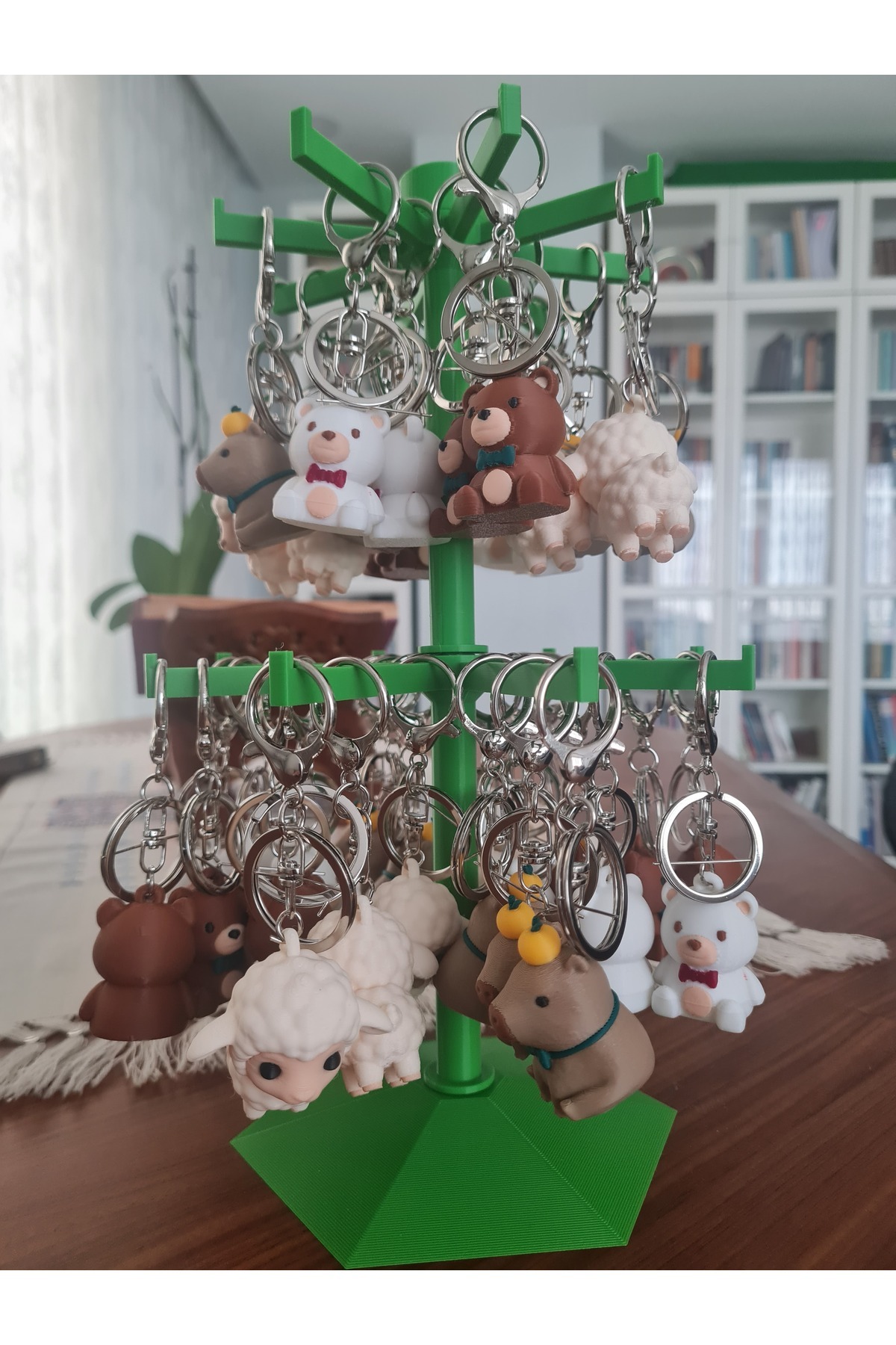 10'lu Avantaj Paketi Karışık Figürlü 3D Hediyelik Anahtarlık Seti