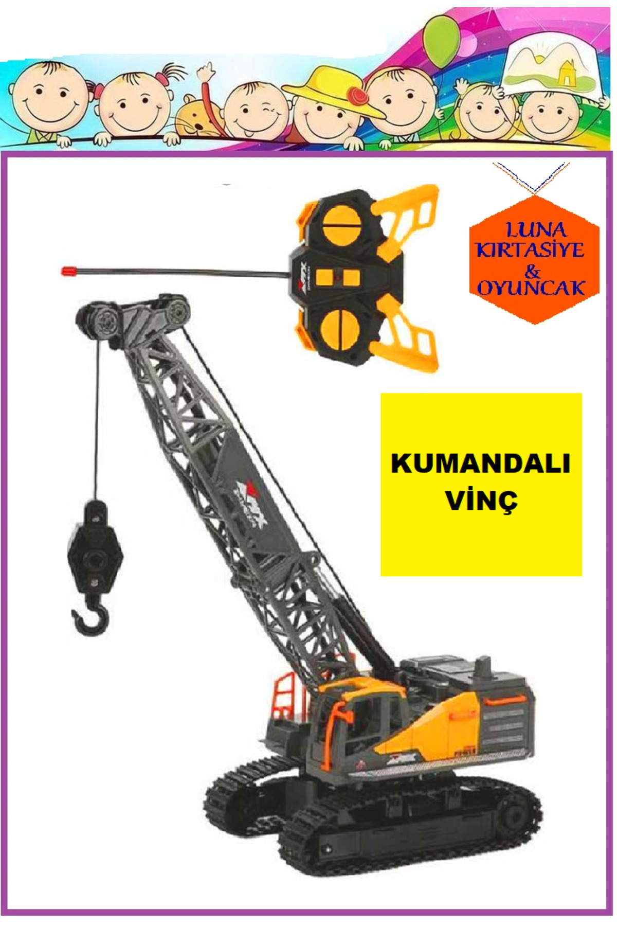 Genel Markalar PASİFİK KUMANDALI VİNÇ Z6824A F/F 40MHZ 6CH USB