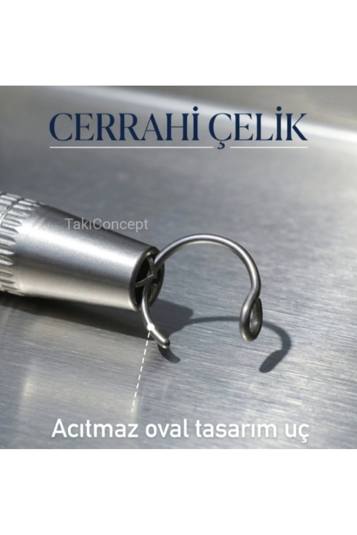 پیرسینگ فیک لب، بینی و گوش سپتوم استیل ضد زنگ Deliksiz