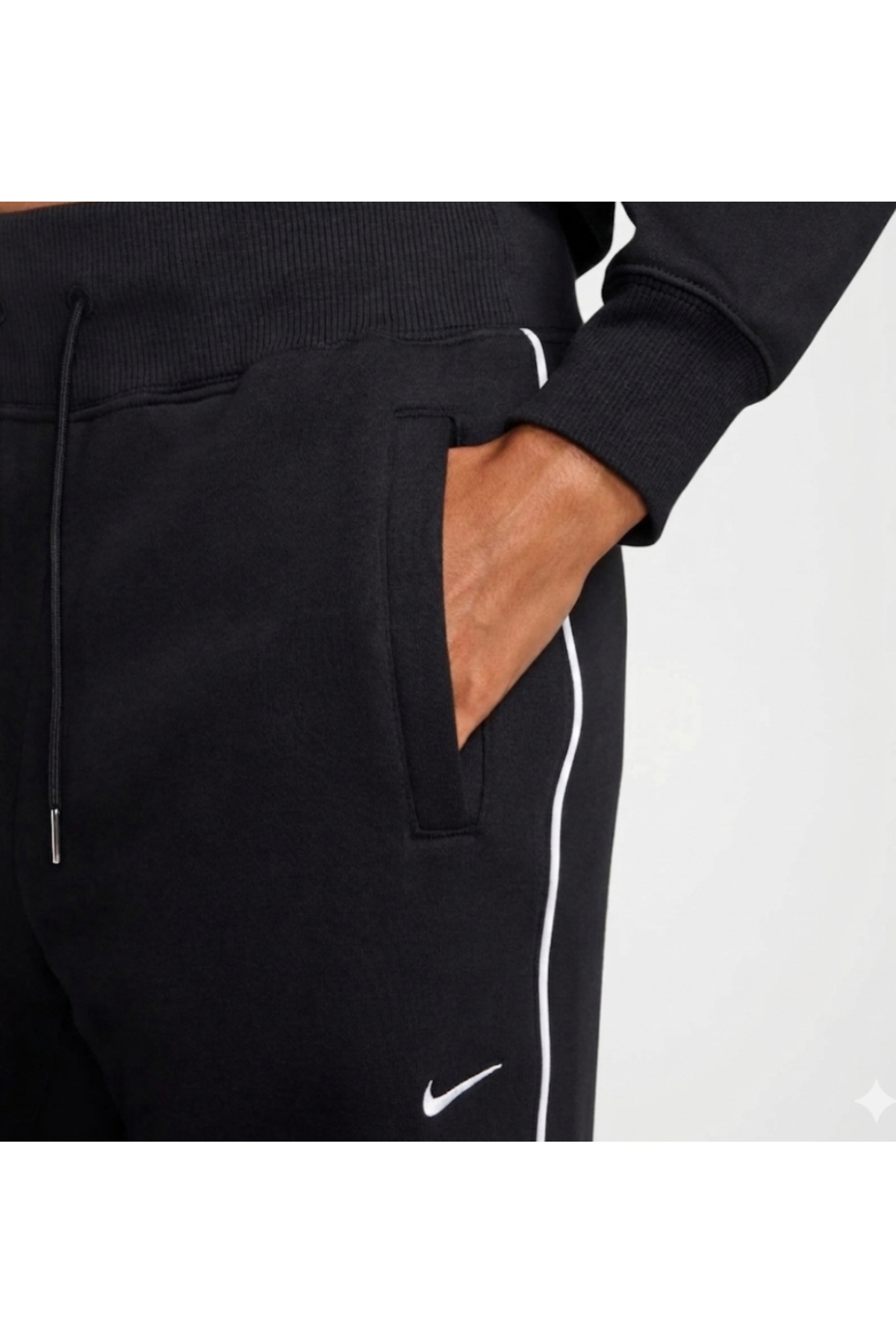 Nike Phoenix Fleece Pant Kadın siyah Eşofman Alt ASLAN SPORT